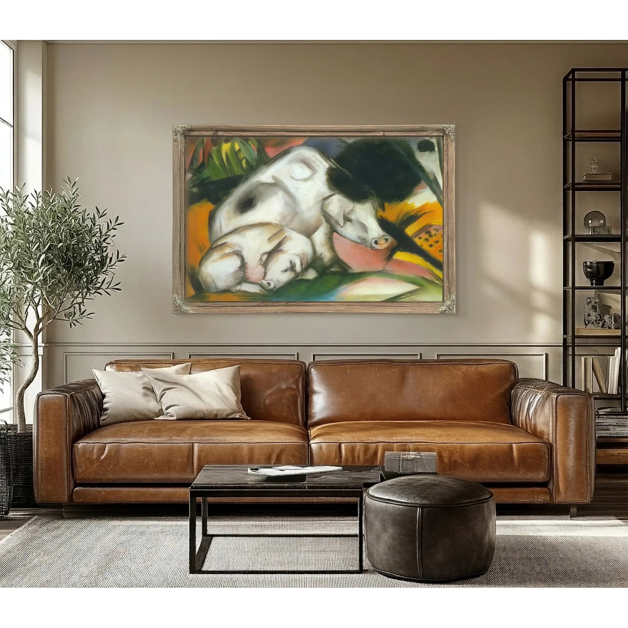 Pigs By Franz Marc Fine Art Print