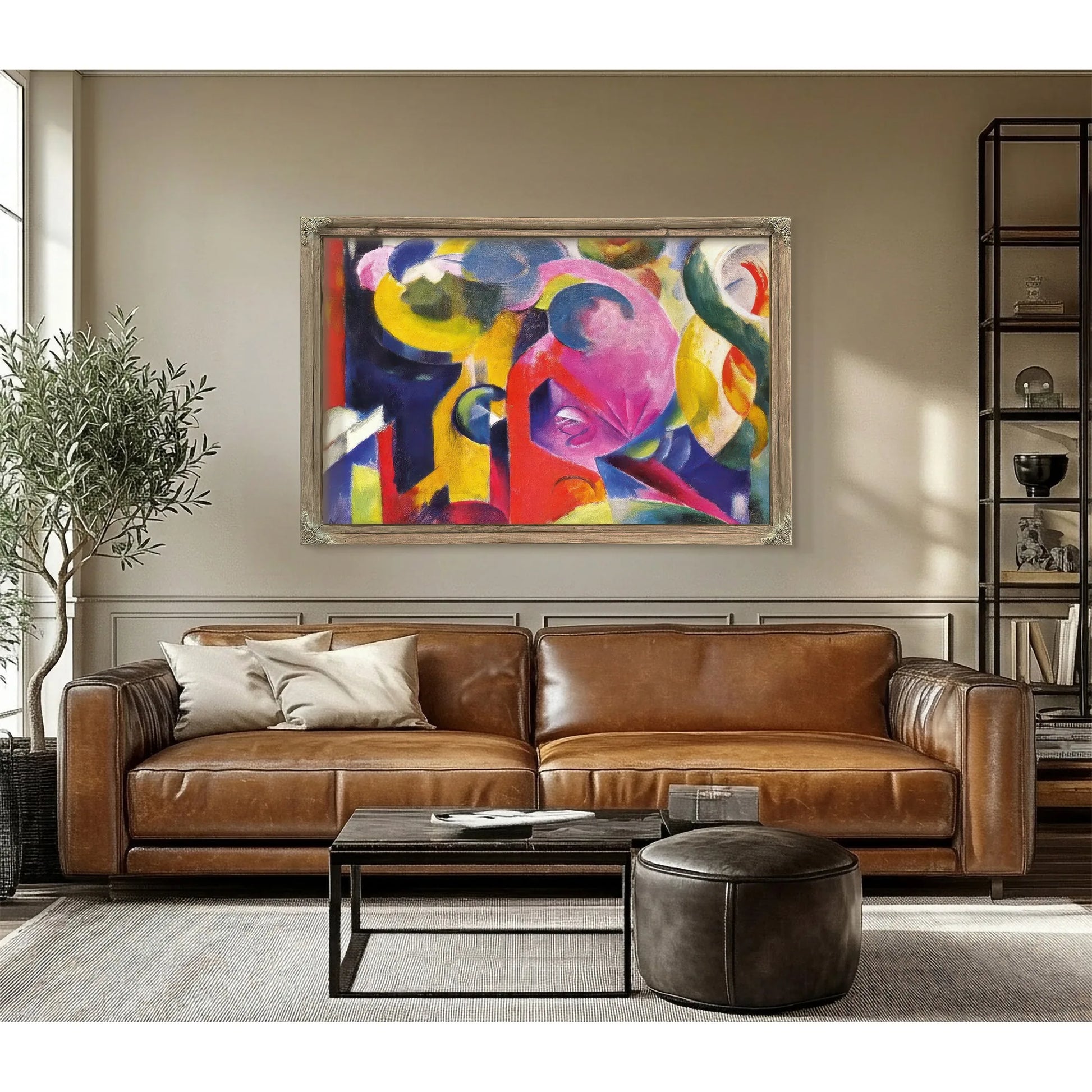 Small Composition Iii By Franz Marc Fine Art Print