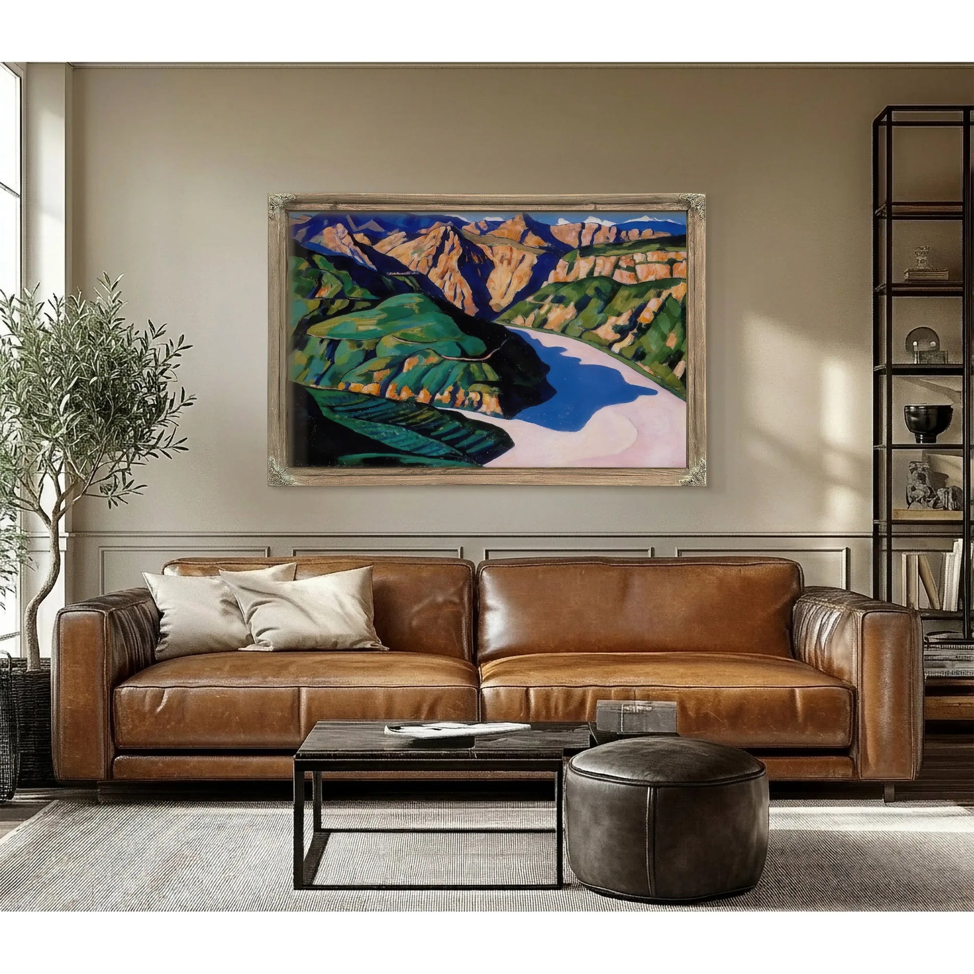 Landscape Vence By Marsden Hartley Fine Art Print