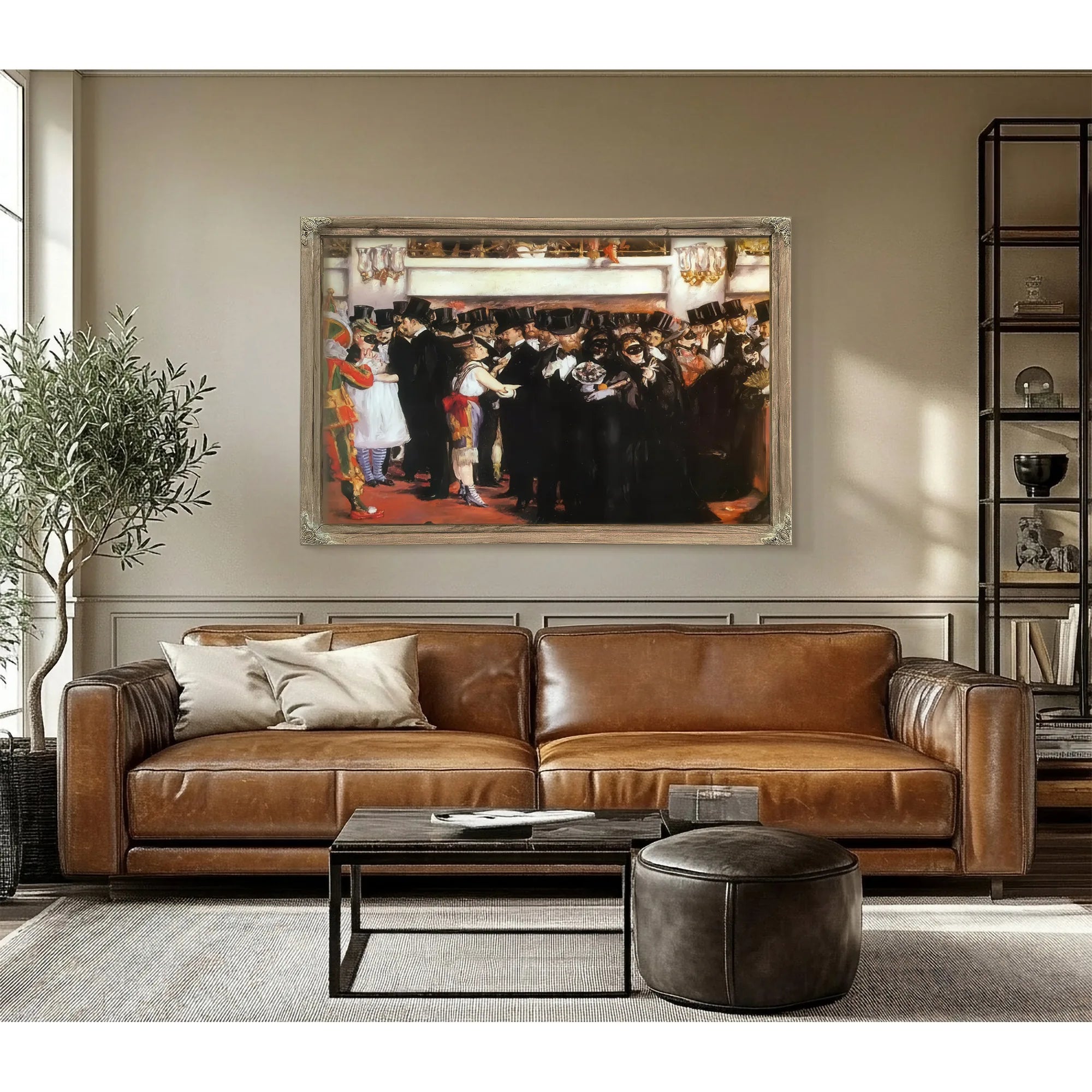 The Masked Ball At The Opera By Edouard Manet Fine Art Print