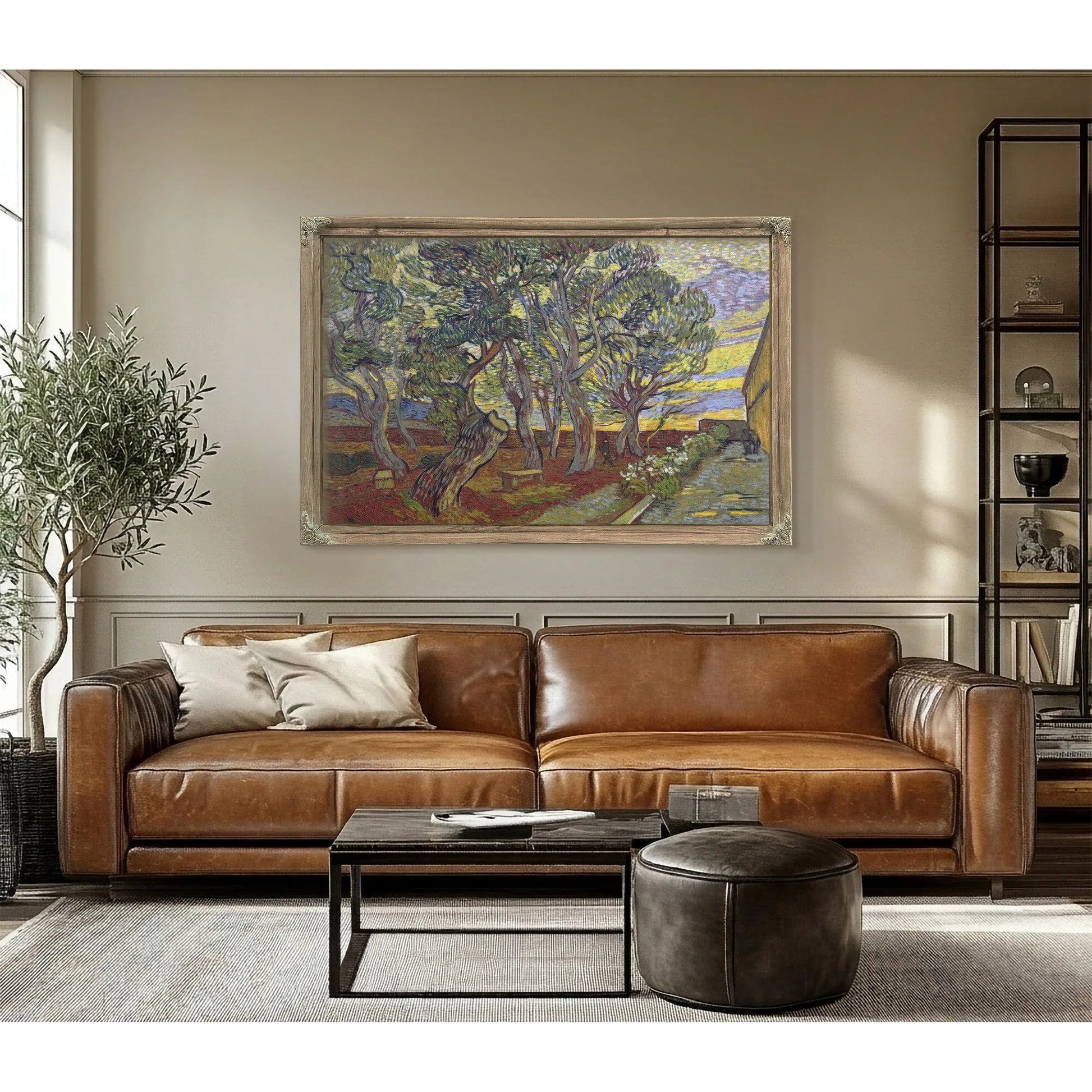 The Garden Of Saint Paul's Hospital 2 By Vincent Van Gogh Fine Art Print