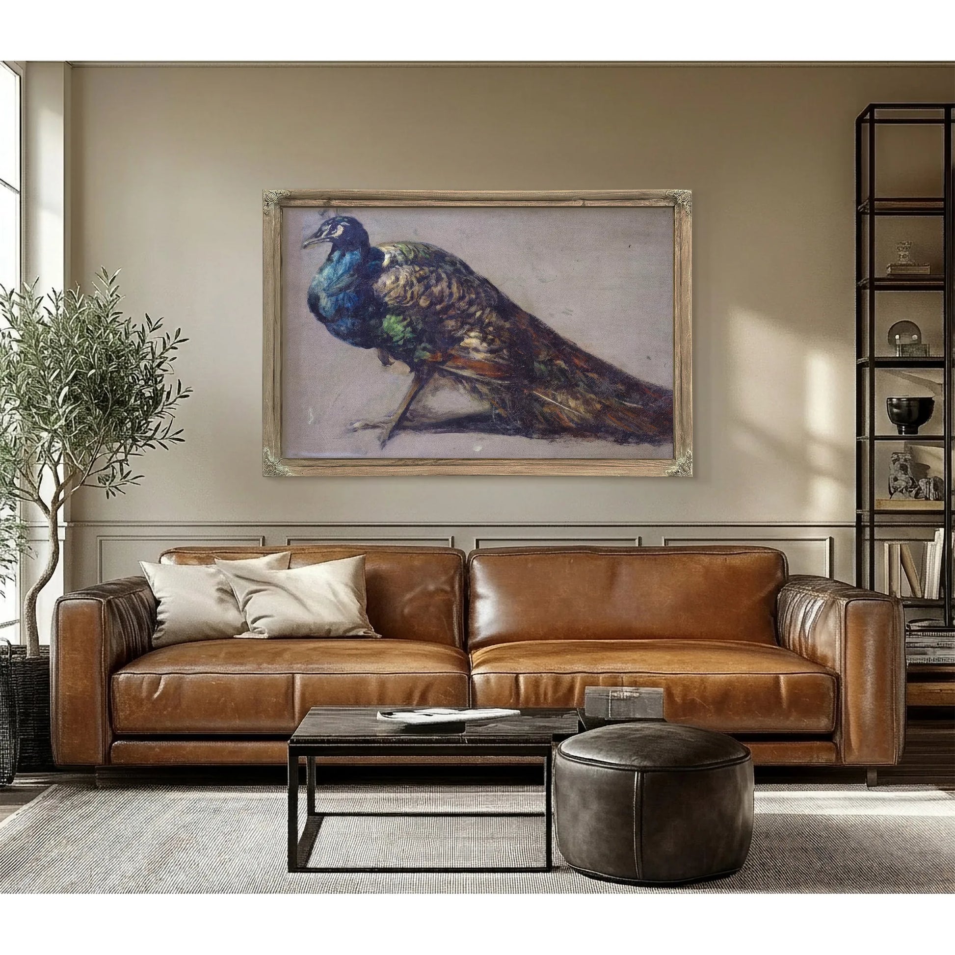 Study Of A Peacock For 'The Judgement Of Paris' By William Etty Fine Art Print