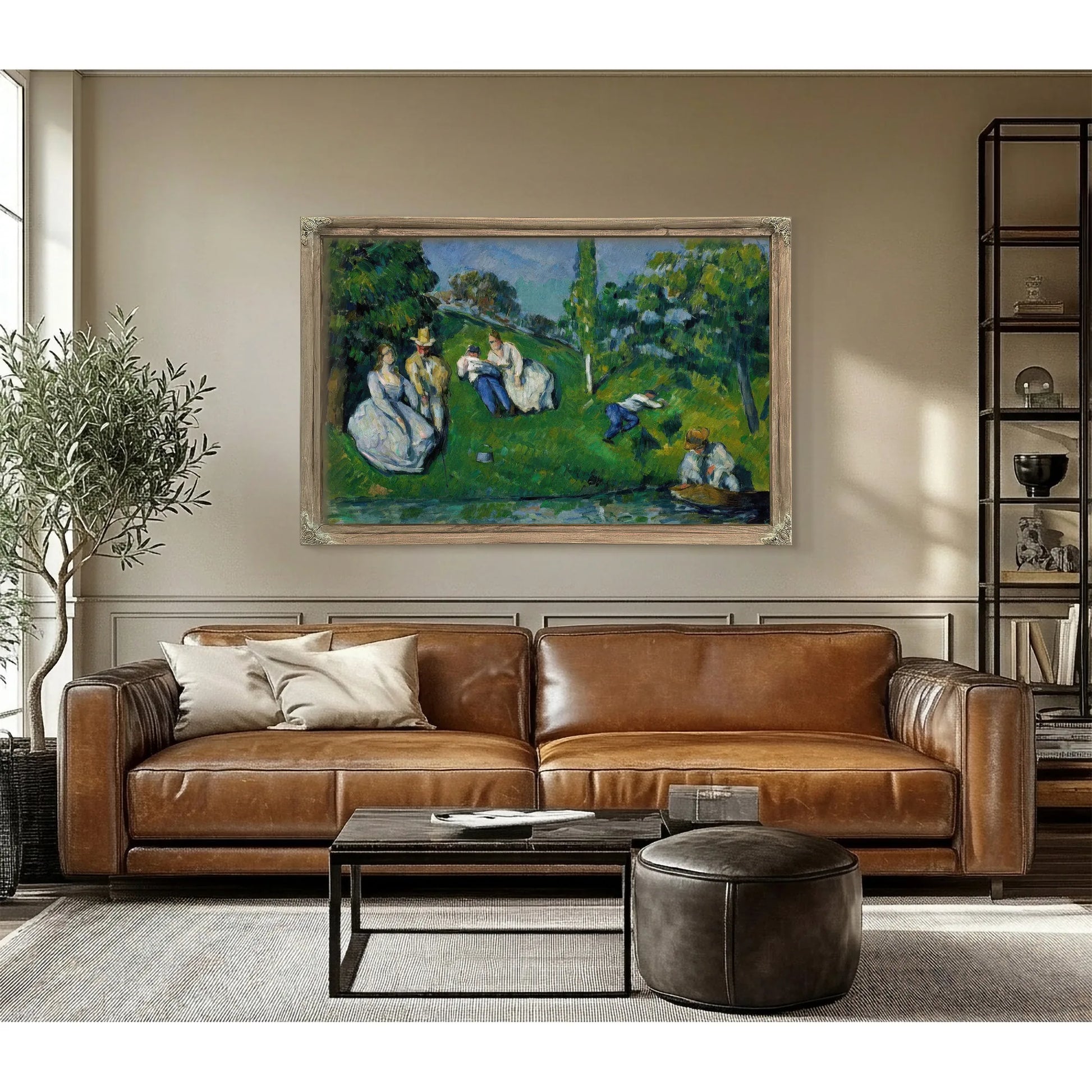 The Pond By Paul Cezanne Fine Art Print