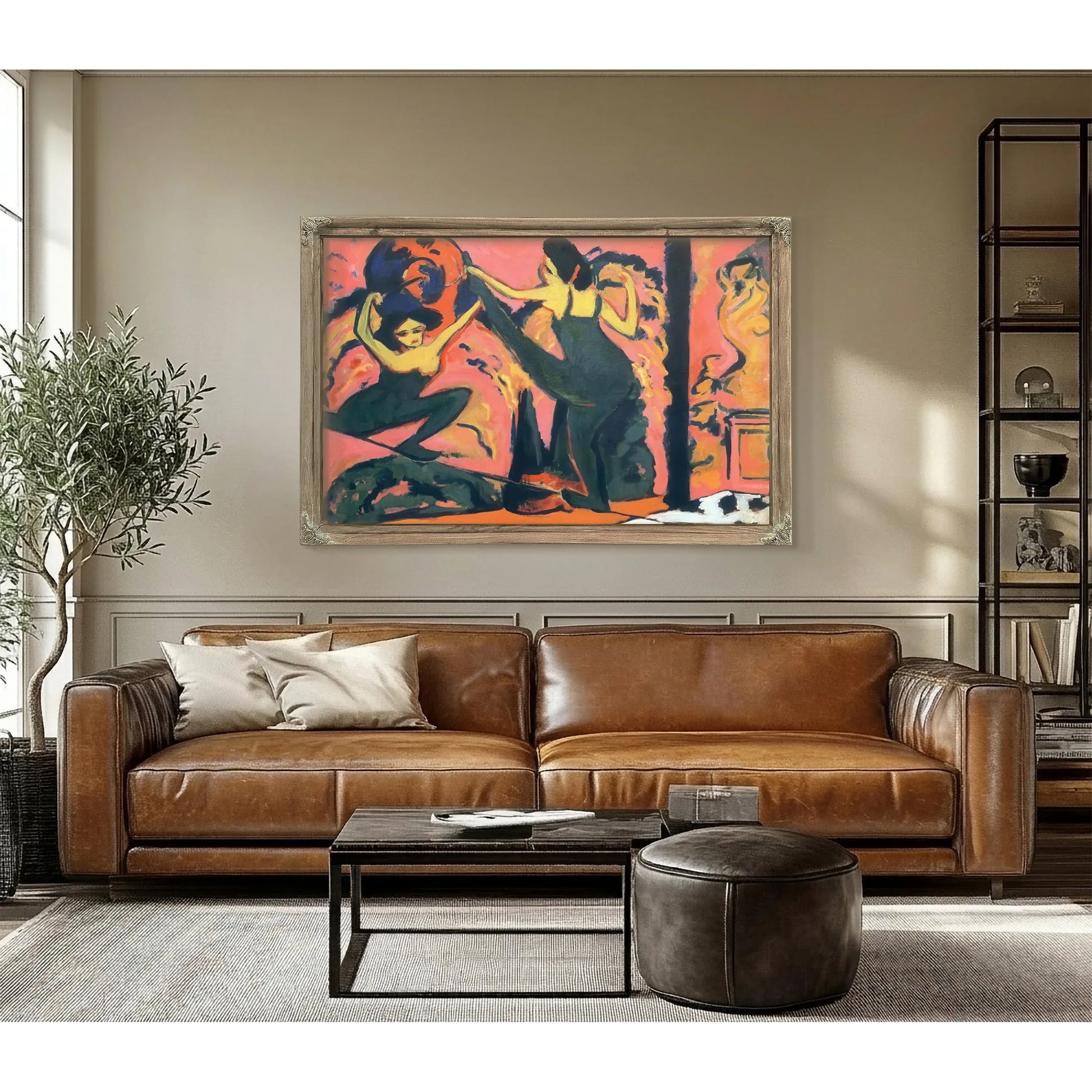Tightrope Dance By Ernst Ludwig Kirchner Fine Art Print