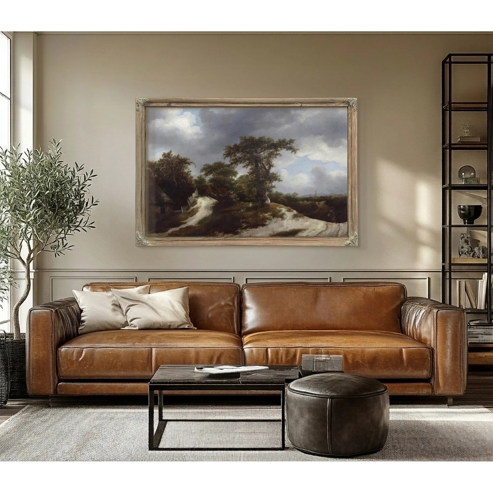 Countryside By Jacob Van Ruisdael Fine Art Print
