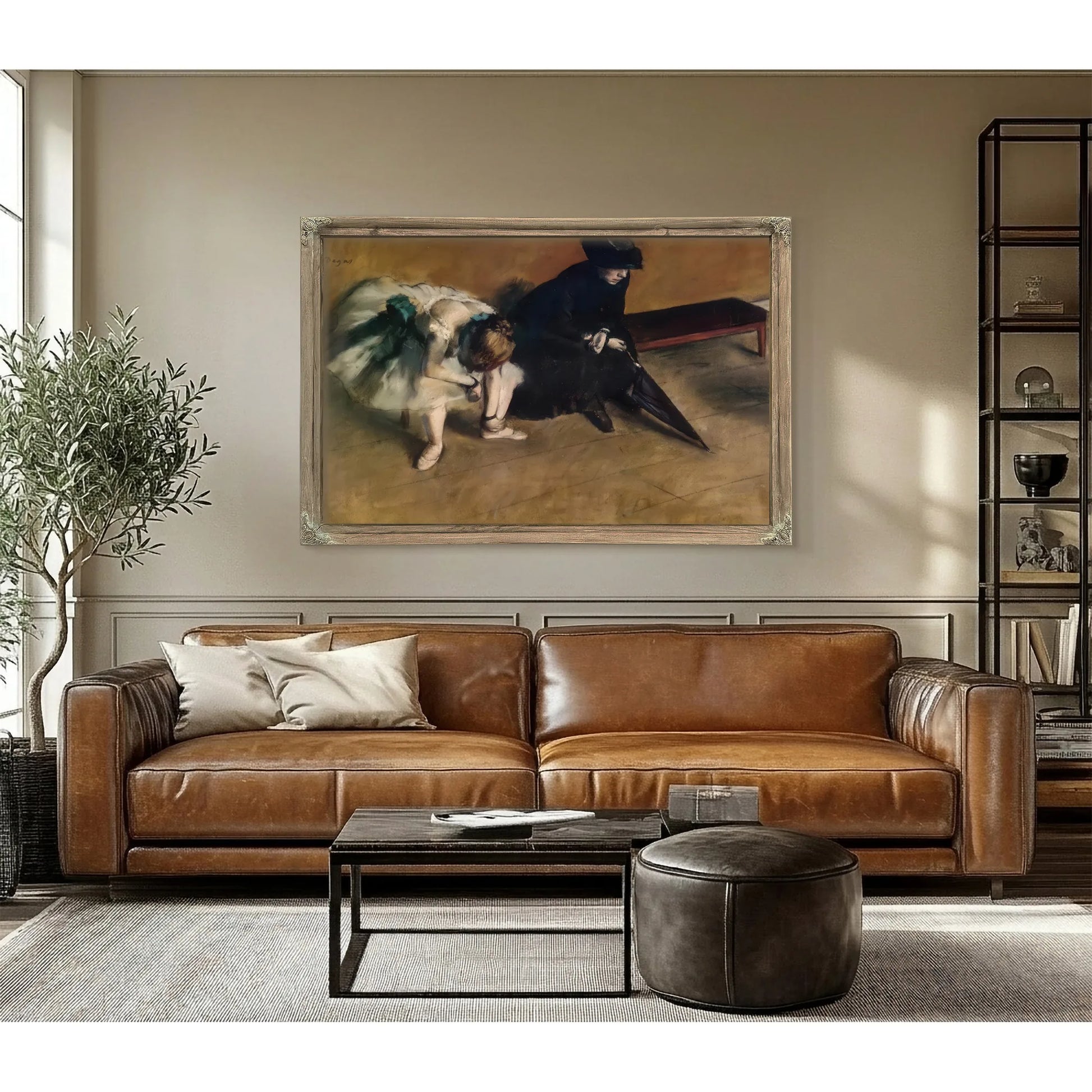 Woman By Edgar Degas Fine Art Print