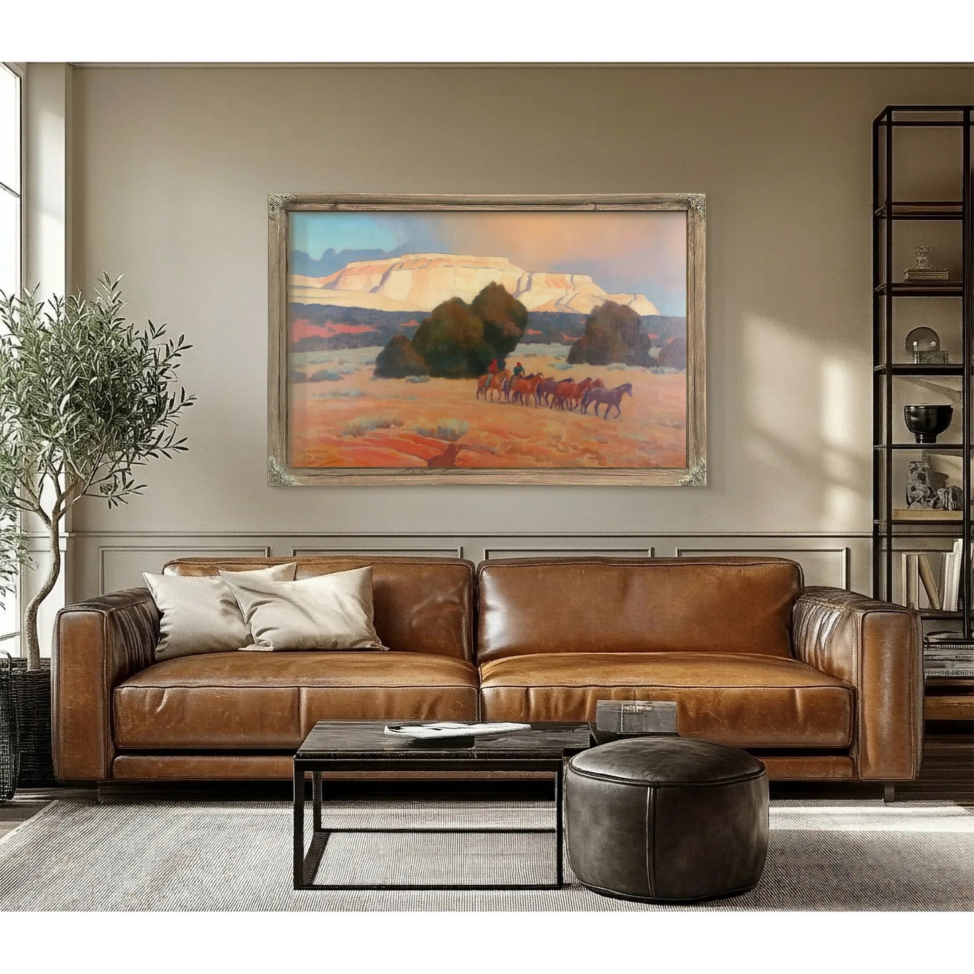 Land Of White Mesas By Maynard Dixon Fine Art Print