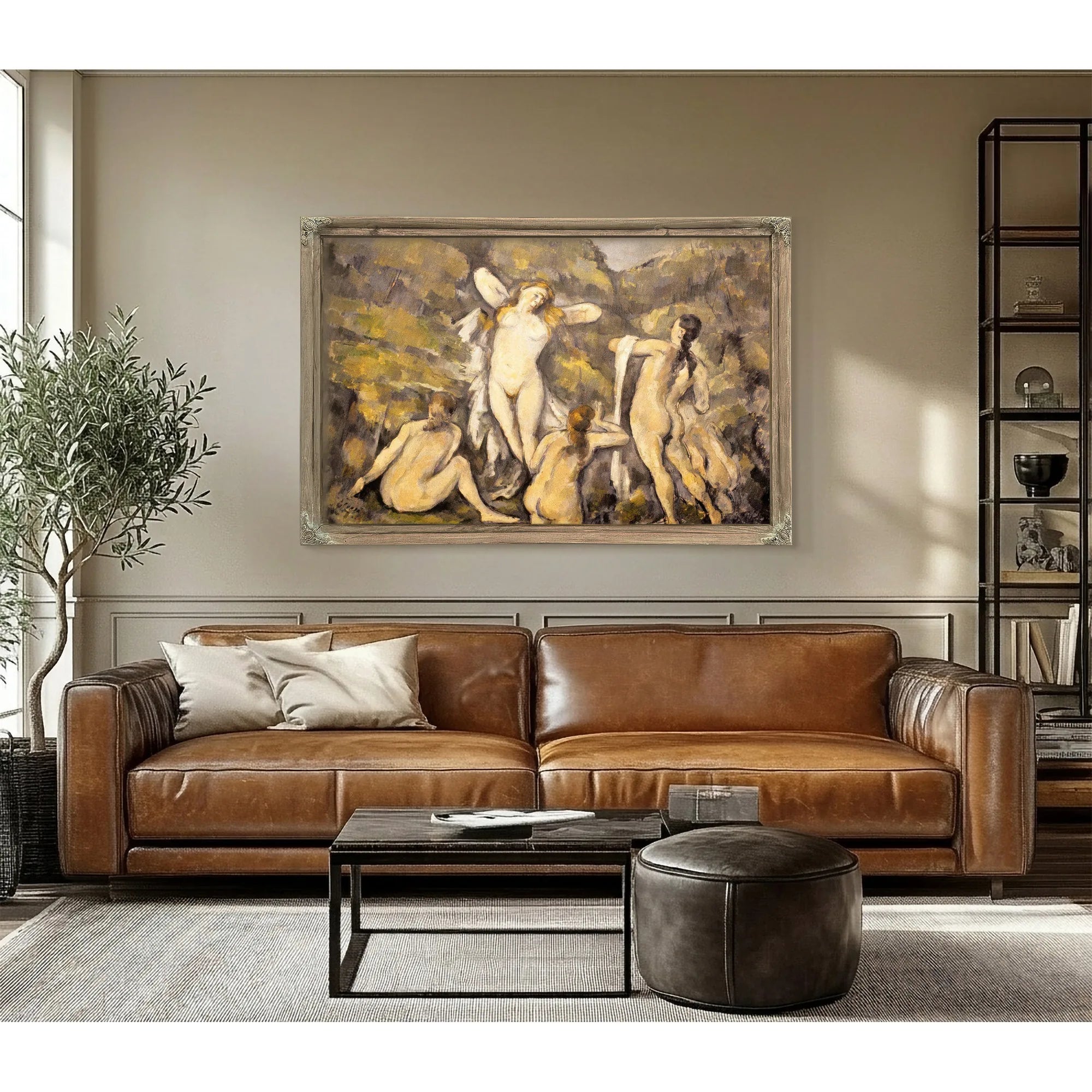 Bathers By Paul Cezanne Fine Art Print