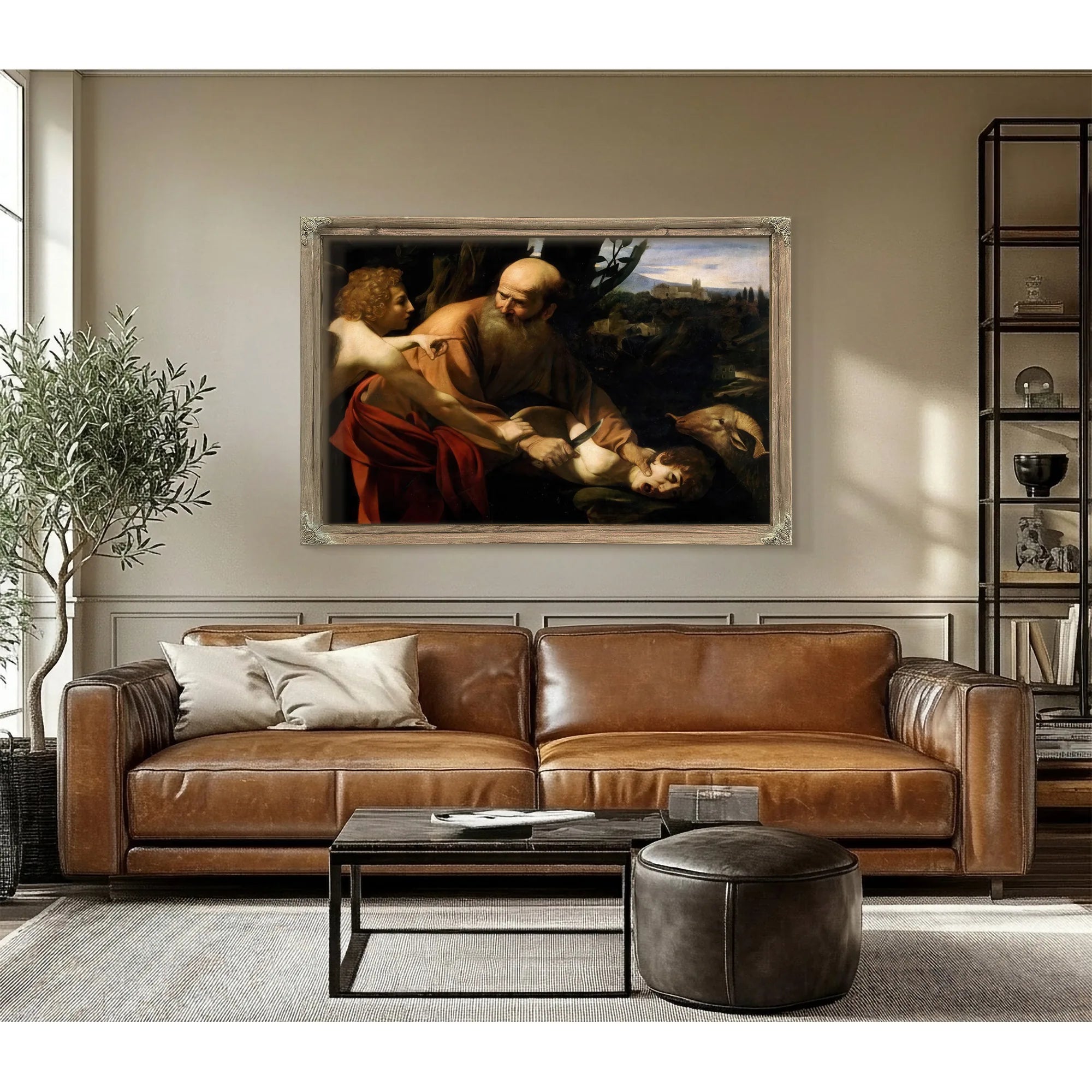 The Sacrifice Of Isaac 1602 By Caravaggio Fine Art Print