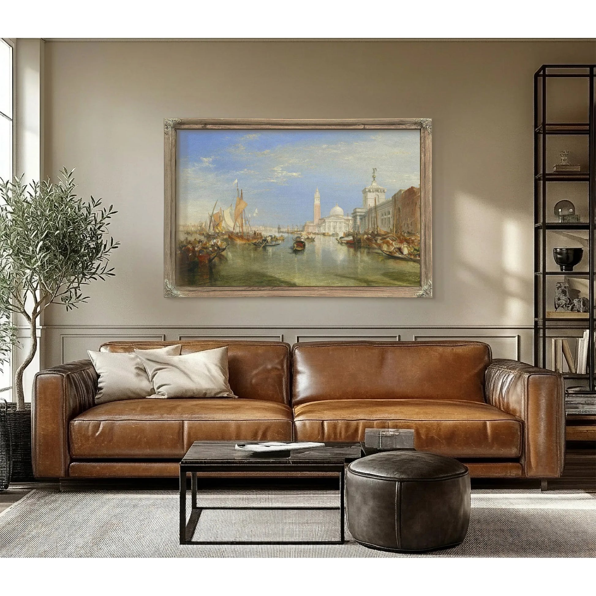 Venice The Dogana And San Giorgio Maggiore by Joseph Mallord William Turner Fine Art Print