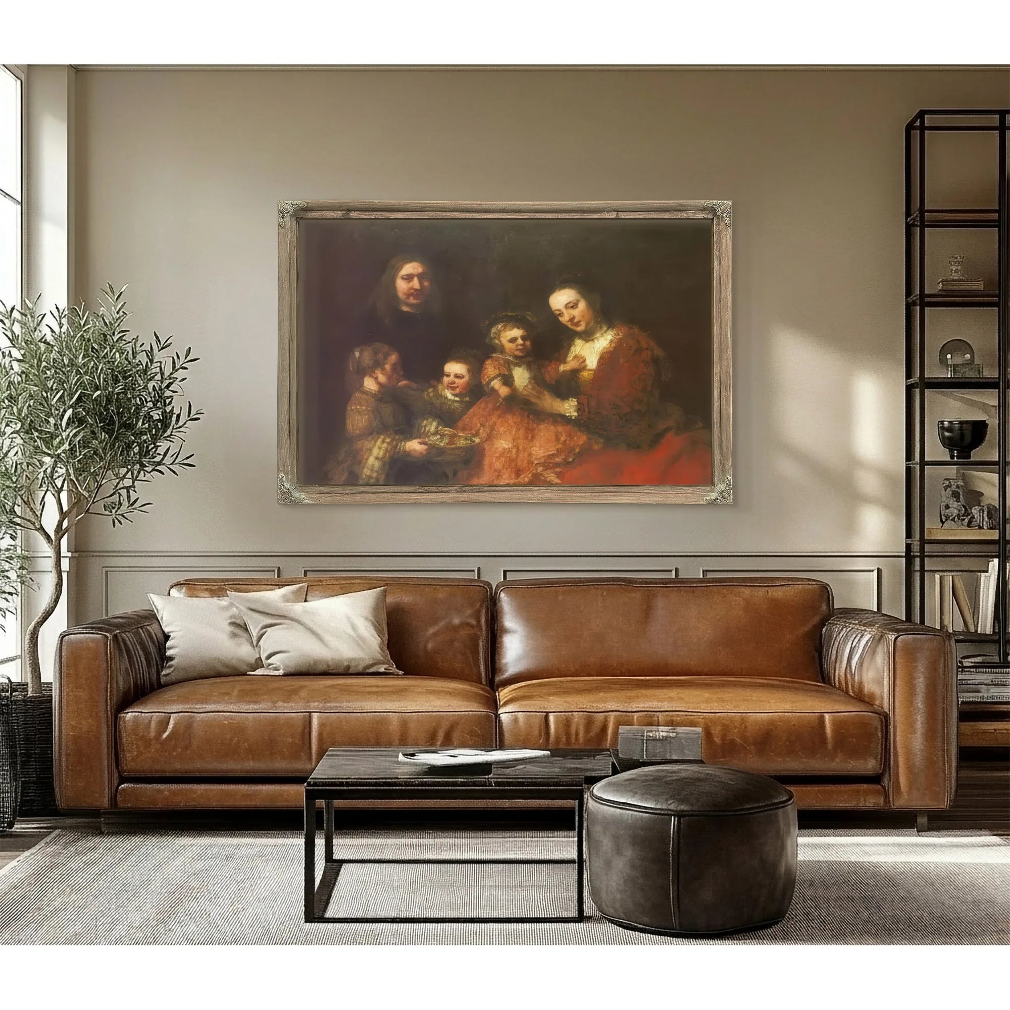 Family Group,C By Rembrandt Fine Art Print