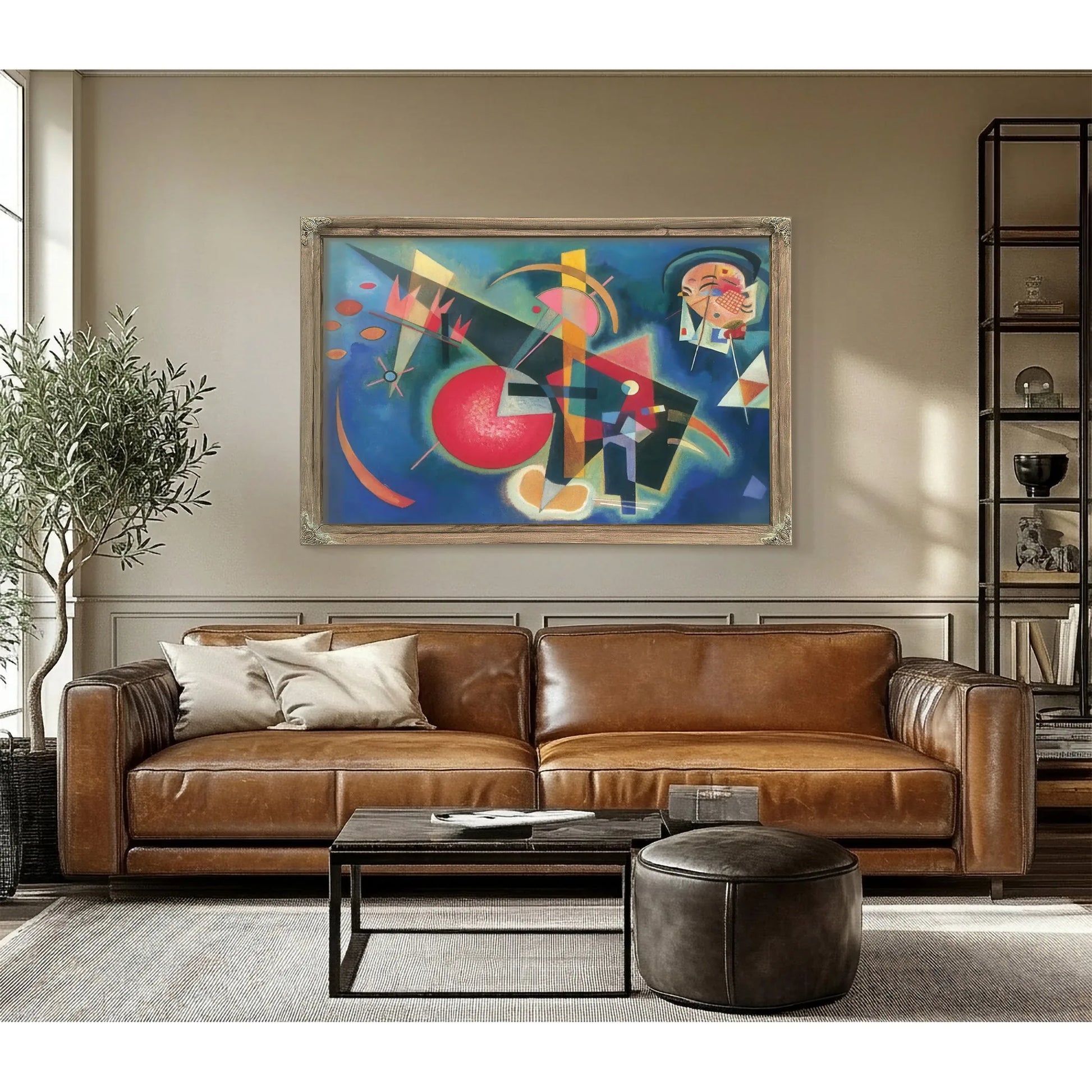 In Blue 1925 By Wassily Kandinsky Fine Art Print