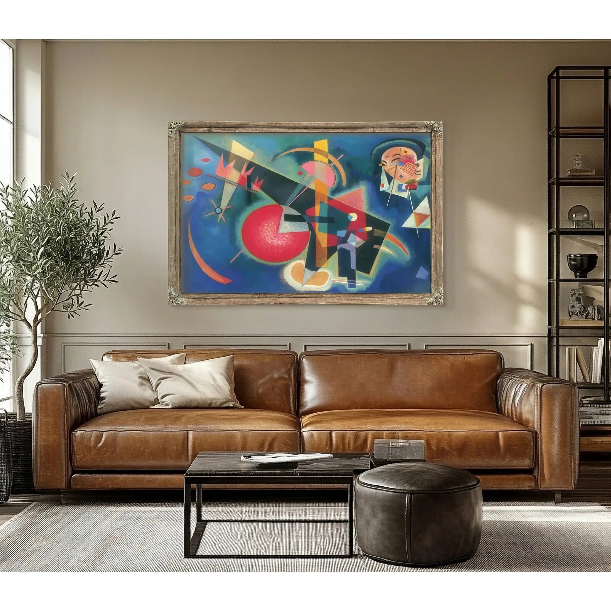 In Blue 1925 By Wassily Kandinsky Fine Art Print