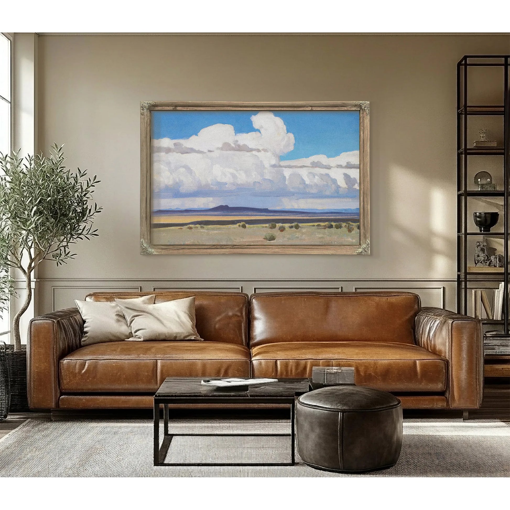 Summer Clouds New Mexico (No. 409) 1931 By Maynard Dixon Fine Art Print