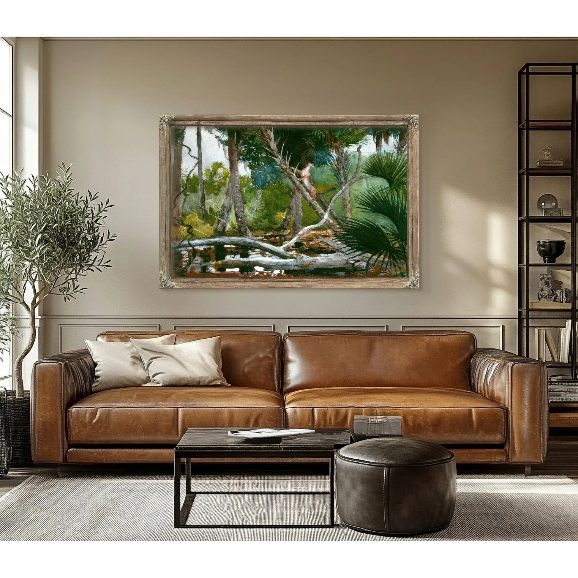 In The Jungle Florida By Winslow Homer Fine Art Print