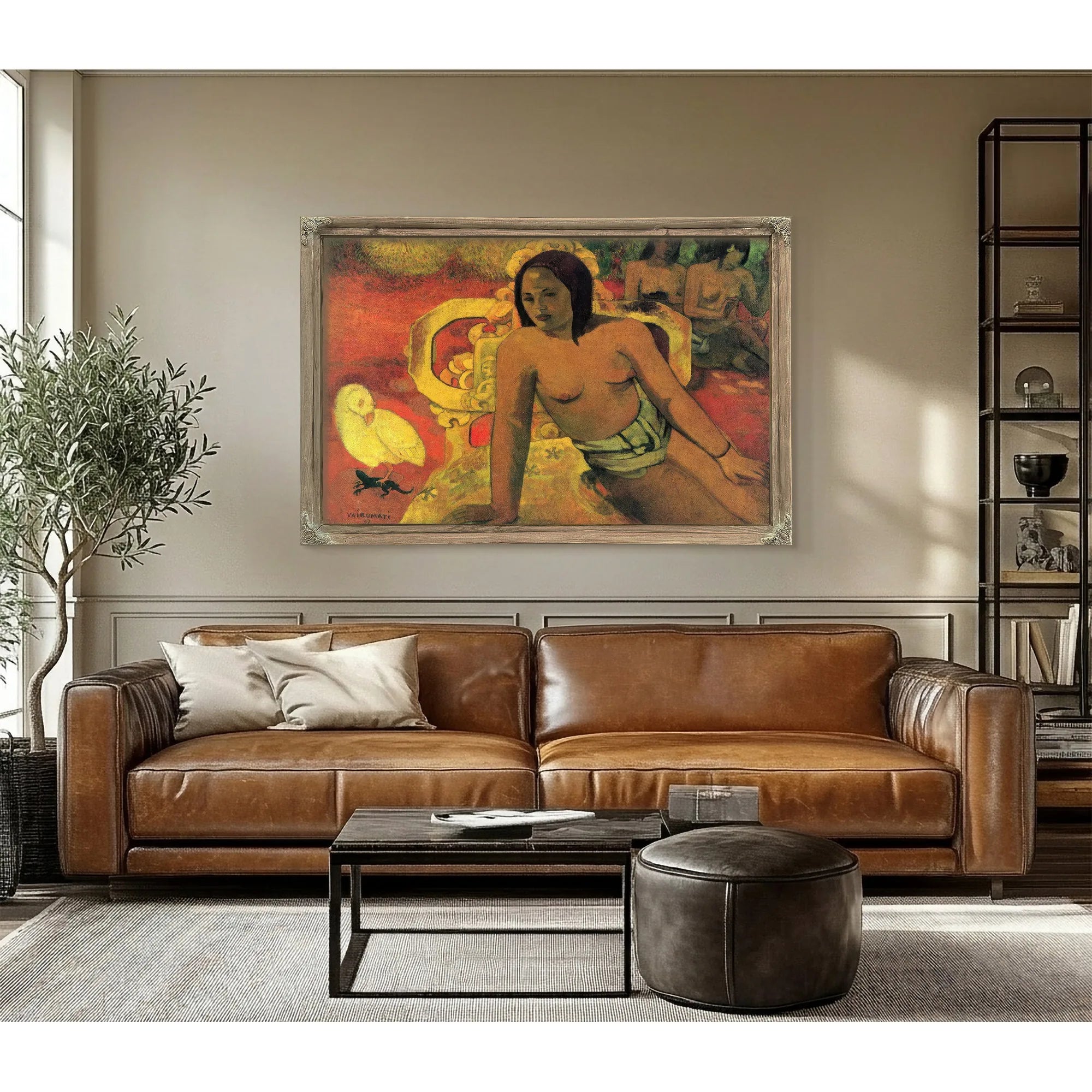 Reo Tahiti Vairaumati 1897 By Paul Gauguin Fine Art Print