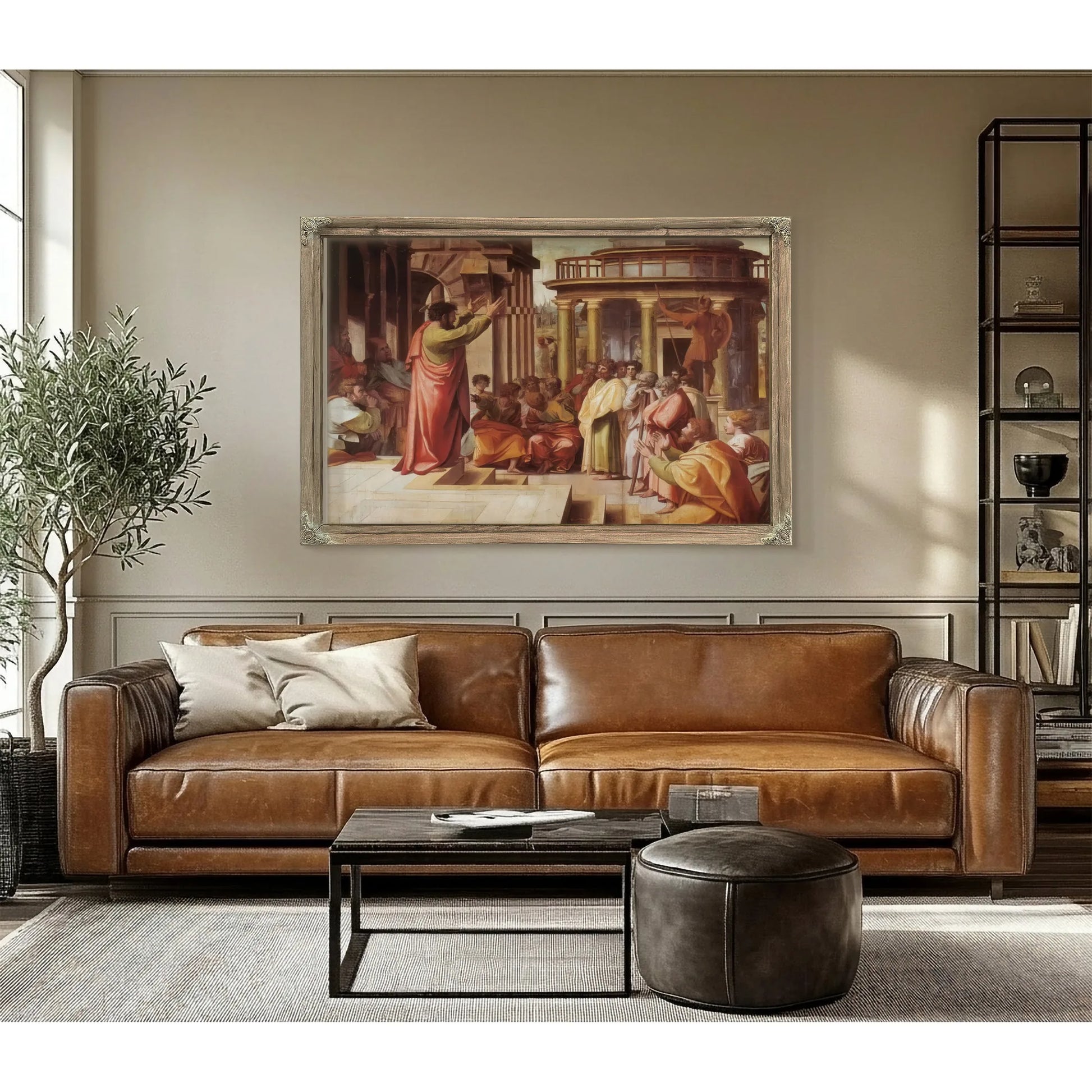 St Paul Preaching To The Athenians Fine Art Print