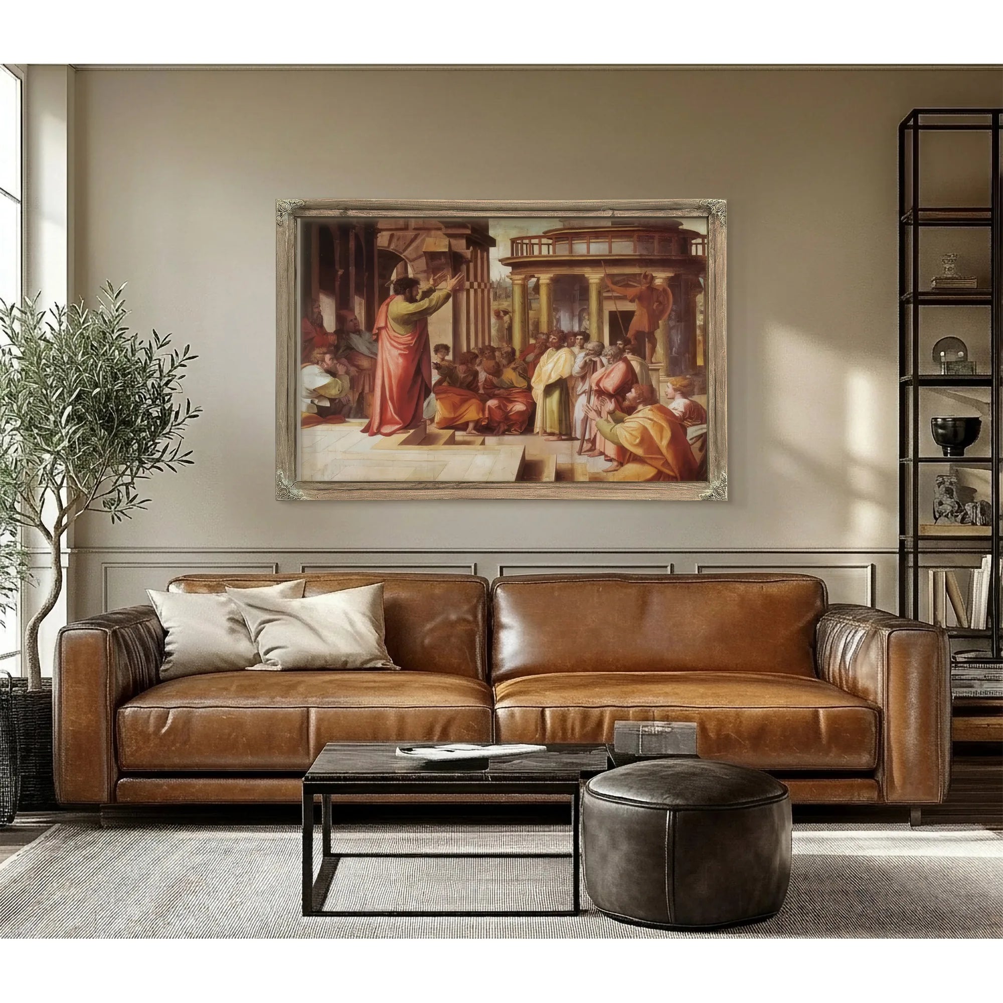 St Paul Preaching To The Athenians Fine Art Print