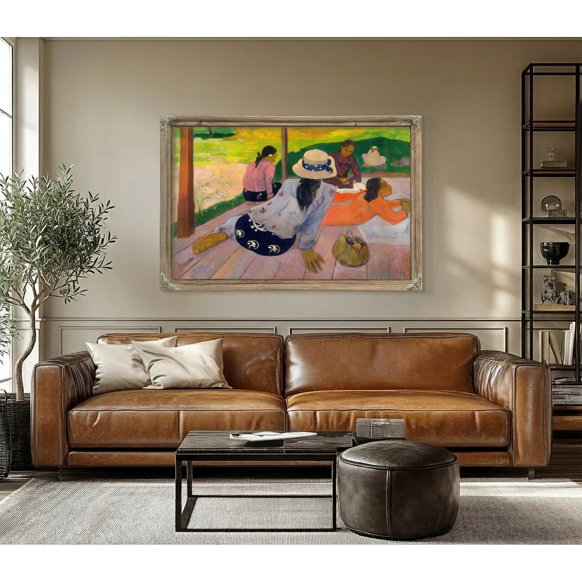 The Siesta 1894 By Paul Gauguin Fine Art Print