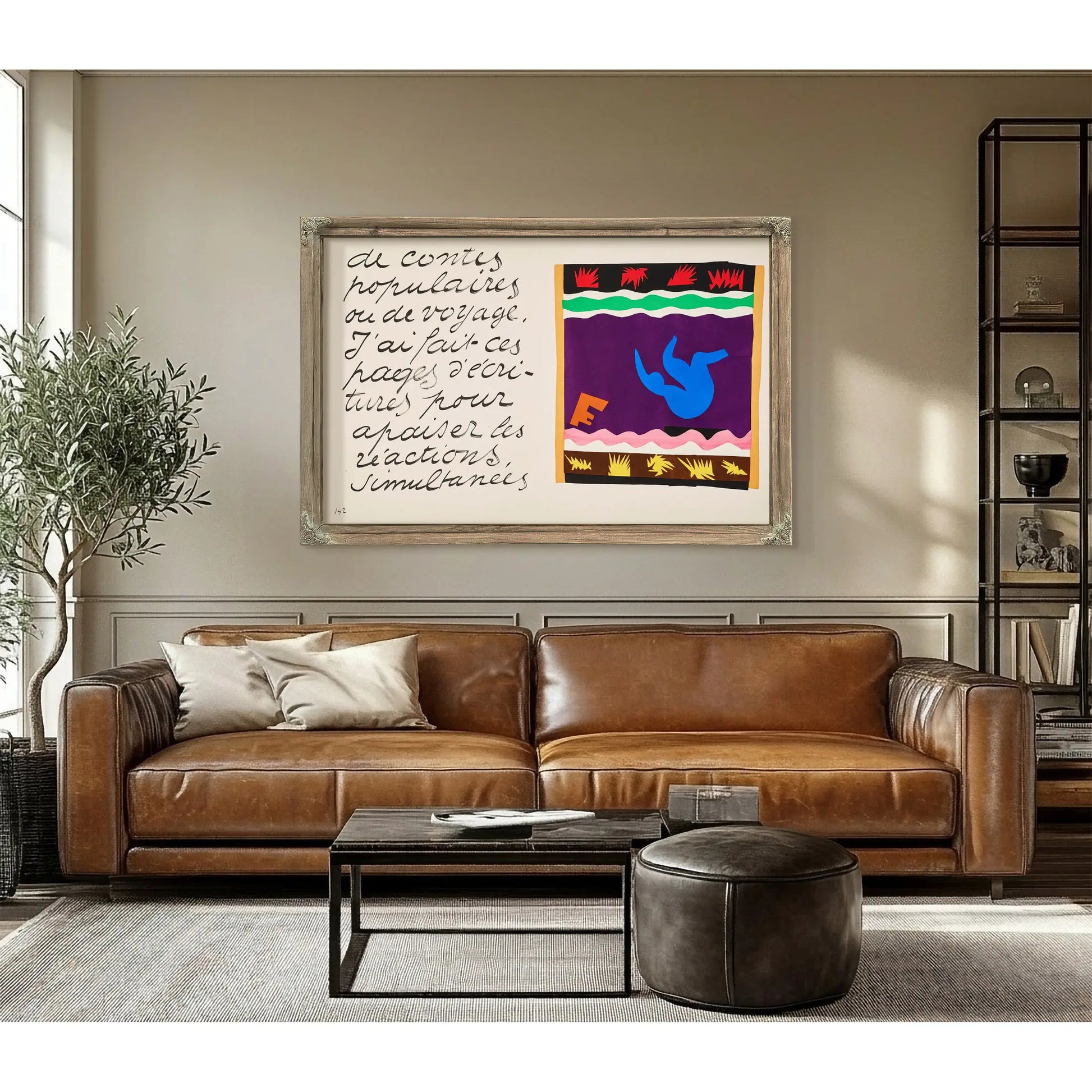 L Avaleur De Sabres (The Sword Swallower) From Jazz 1 by Henri Matisse
