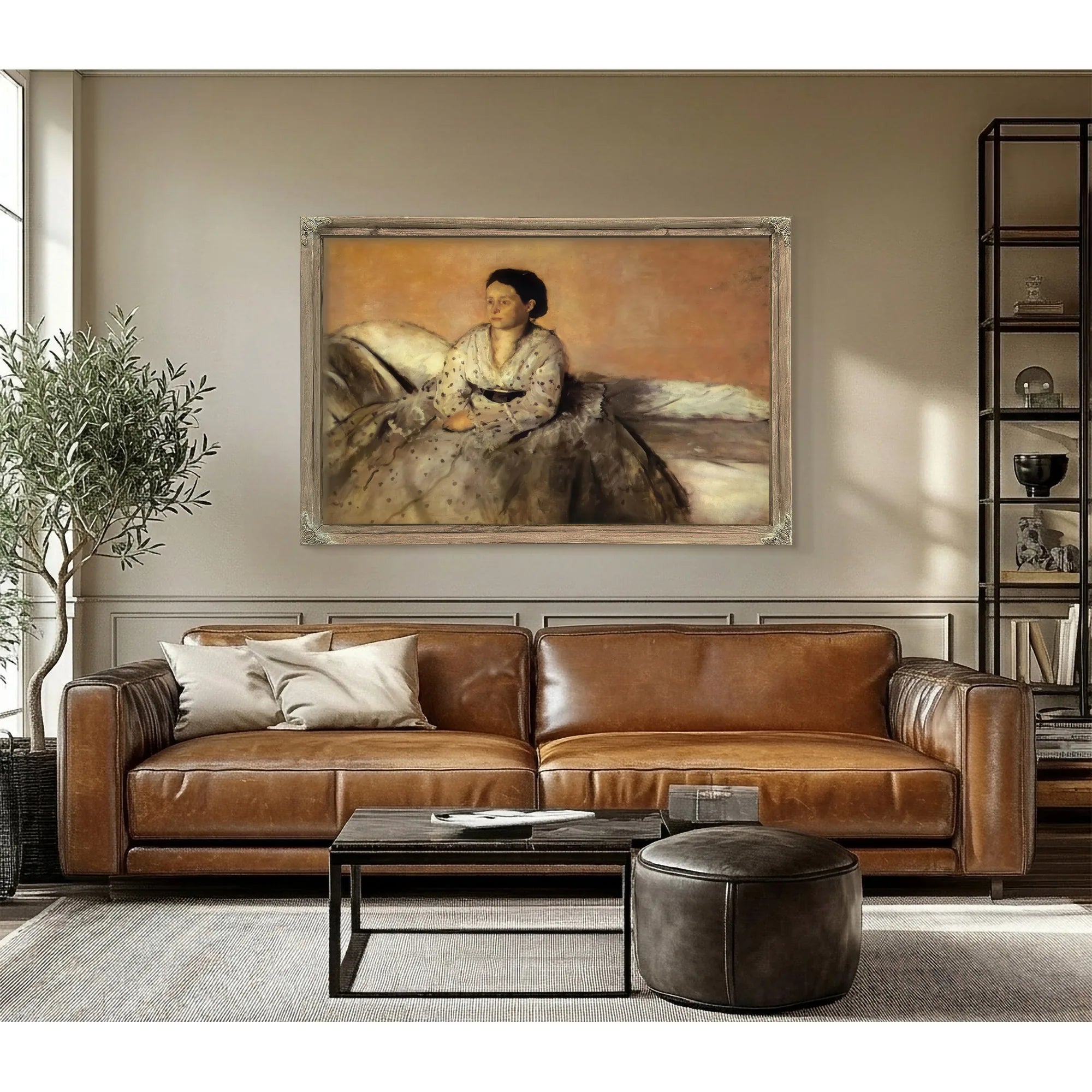 Mme. Rene De Gas By Edgar Degas Fine Art Print