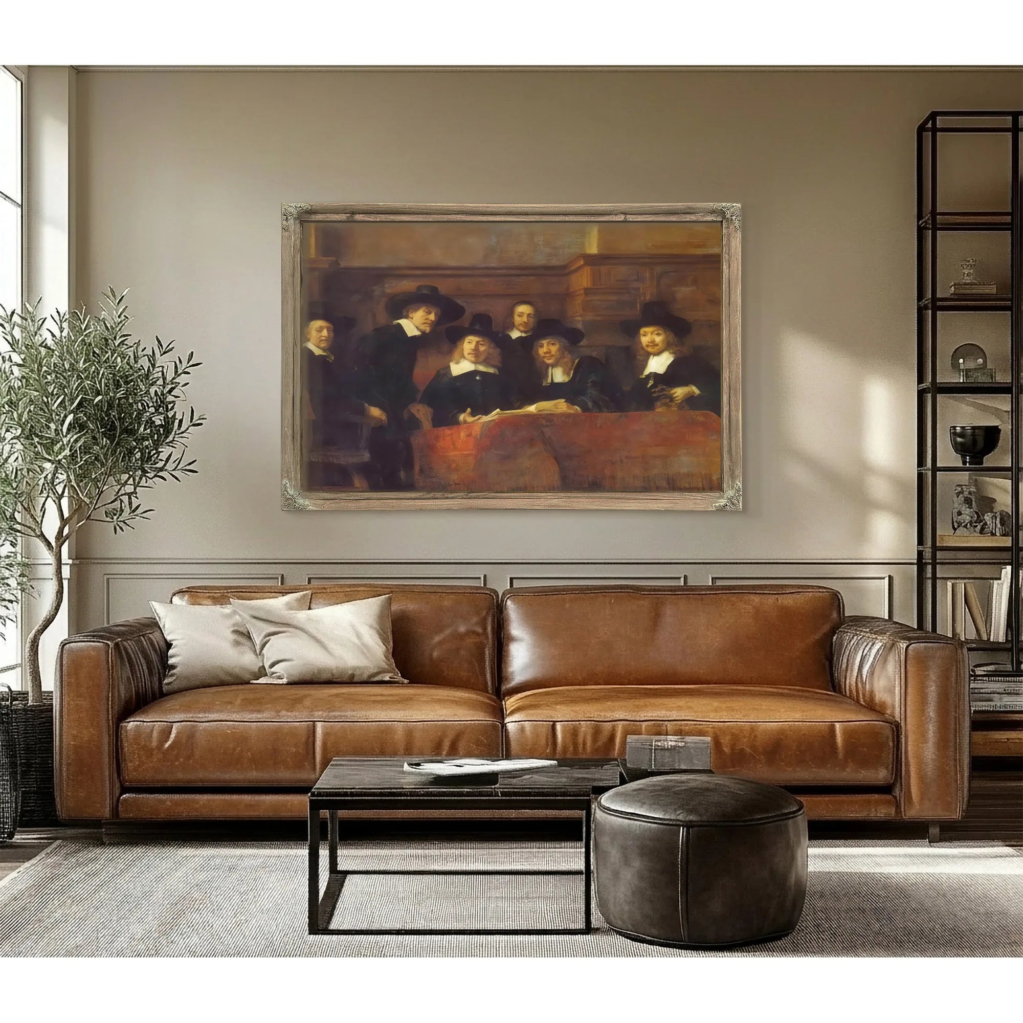 The Syndics Of The Cothmake's Guild, 1662 By Rembrandt Fine Art Print