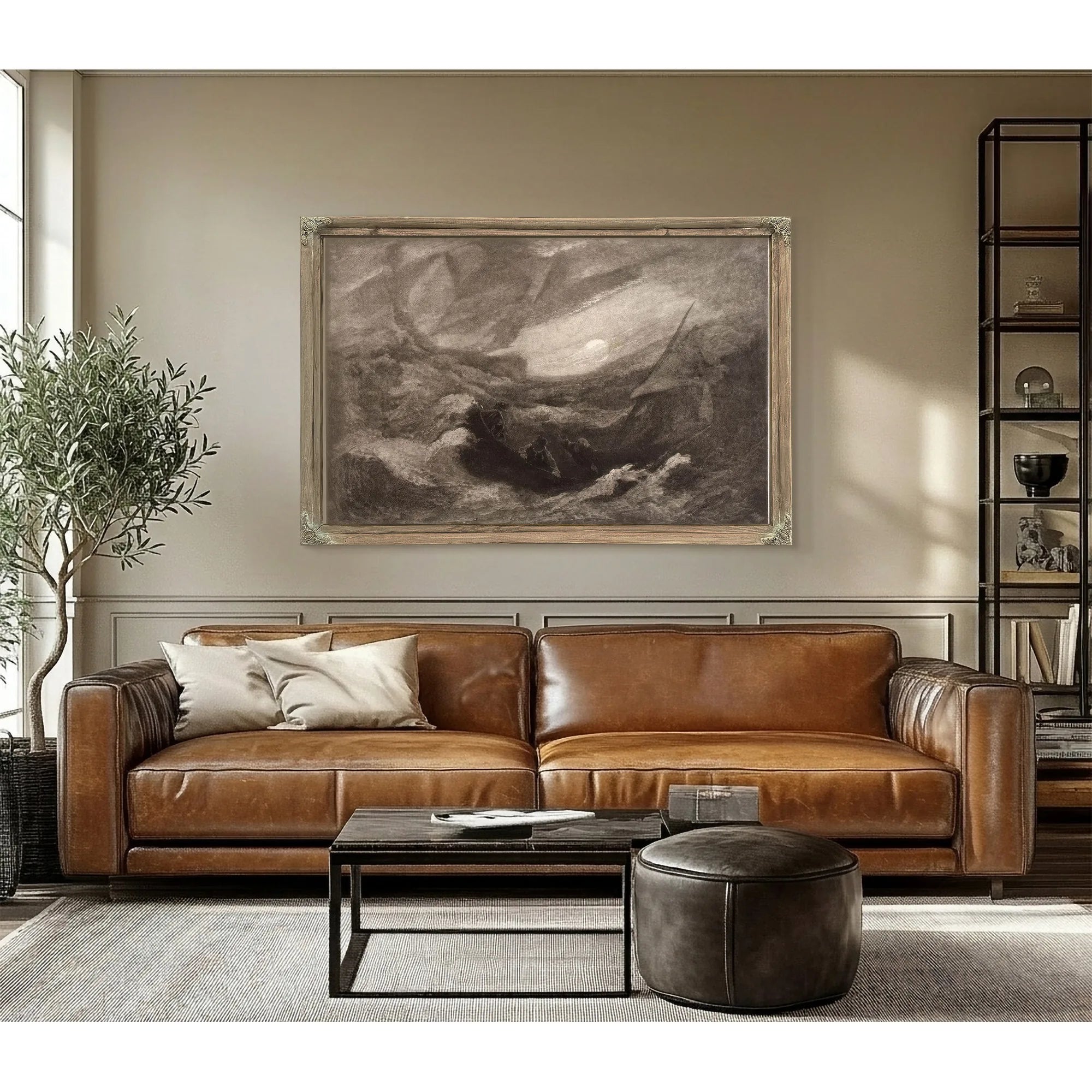 The Flying Dutchman By Albert Pinkhamryder Fine Art Print