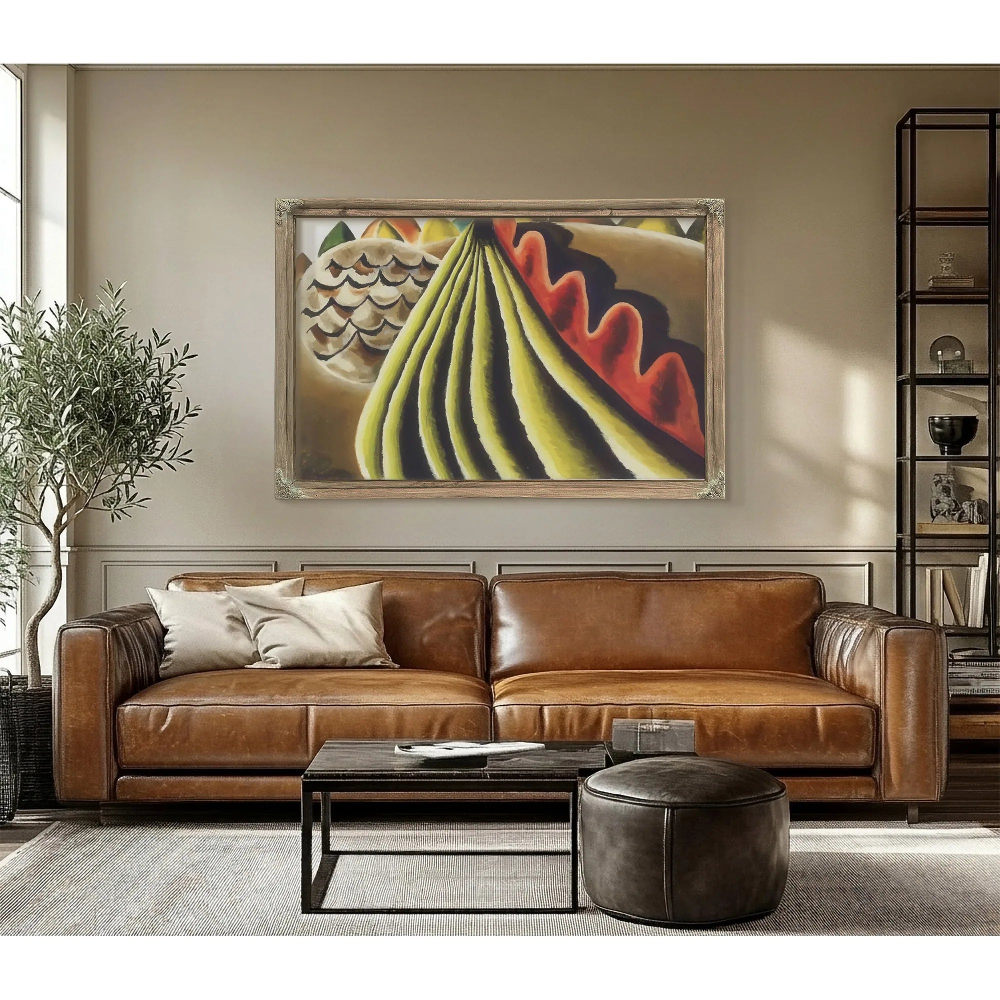 Fields Of Grain As Seen From Trian By Arthur Dove Fine Art Print