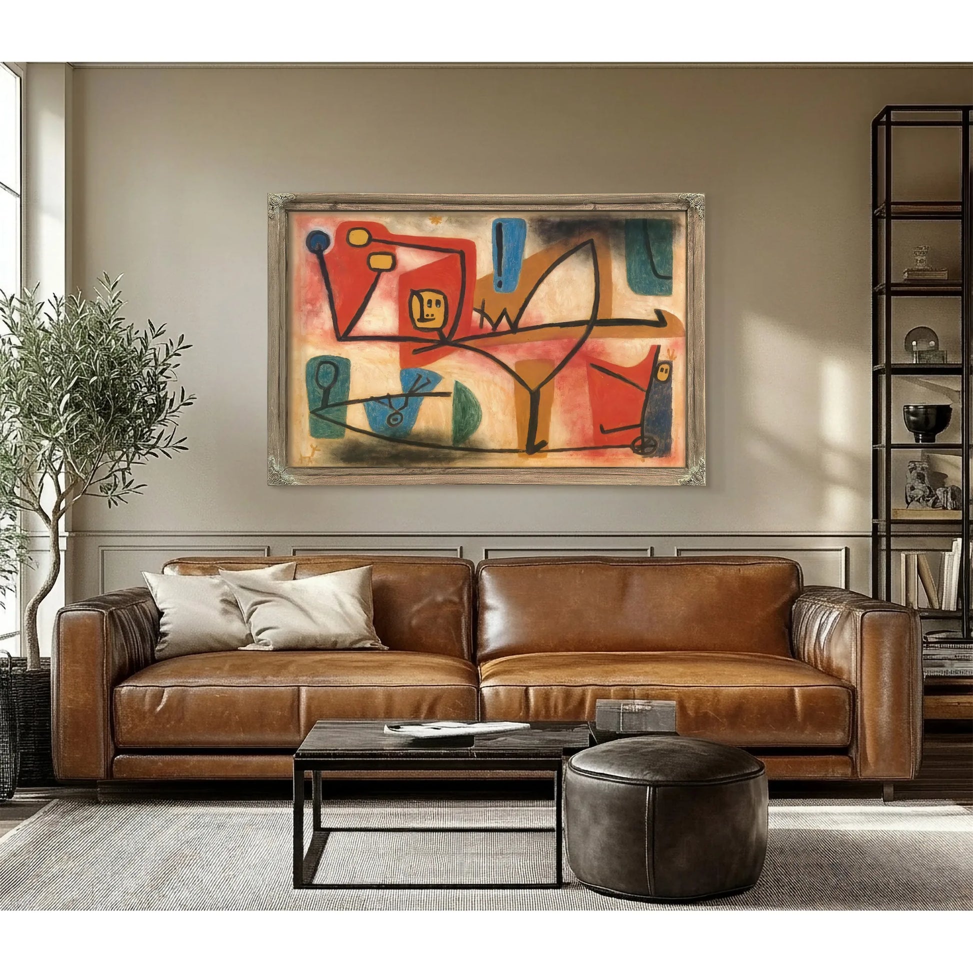 Exuberance 1939 Pqu 11 ( 1251) By Paul Klee Fine Art Print