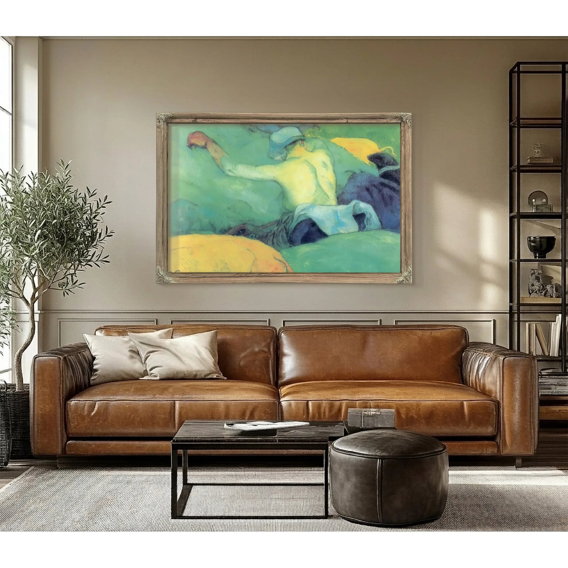 In The Hay (A Hot Summer Day) By Paul Gauguin Fine Art Print