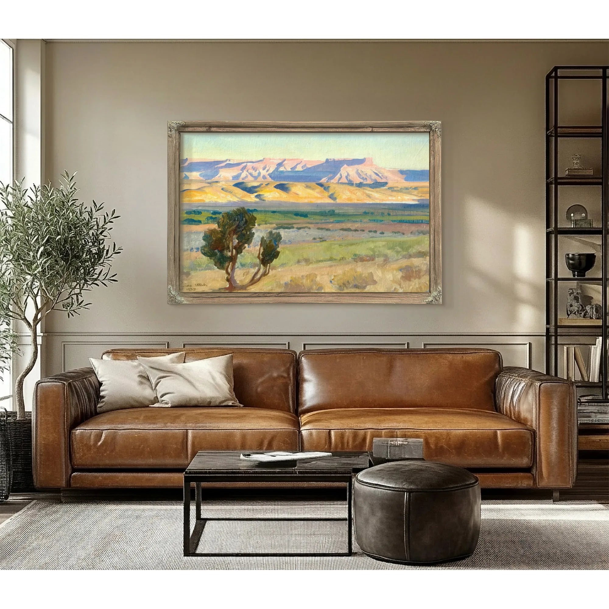 Fields Of Toquerville By Maynard Dixon Fine Art Print