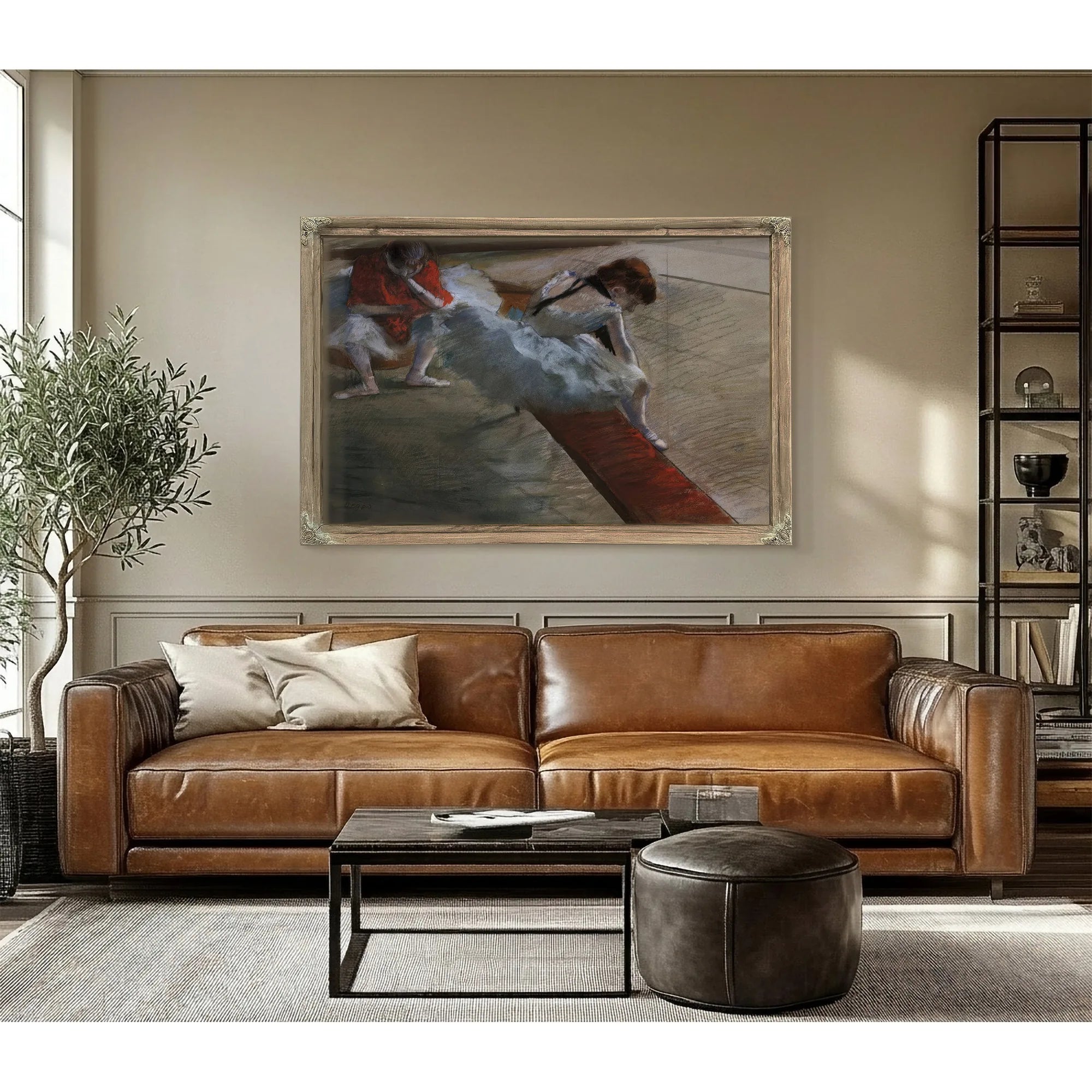 Dancers Resting By Edgar Degas Fine Art Print