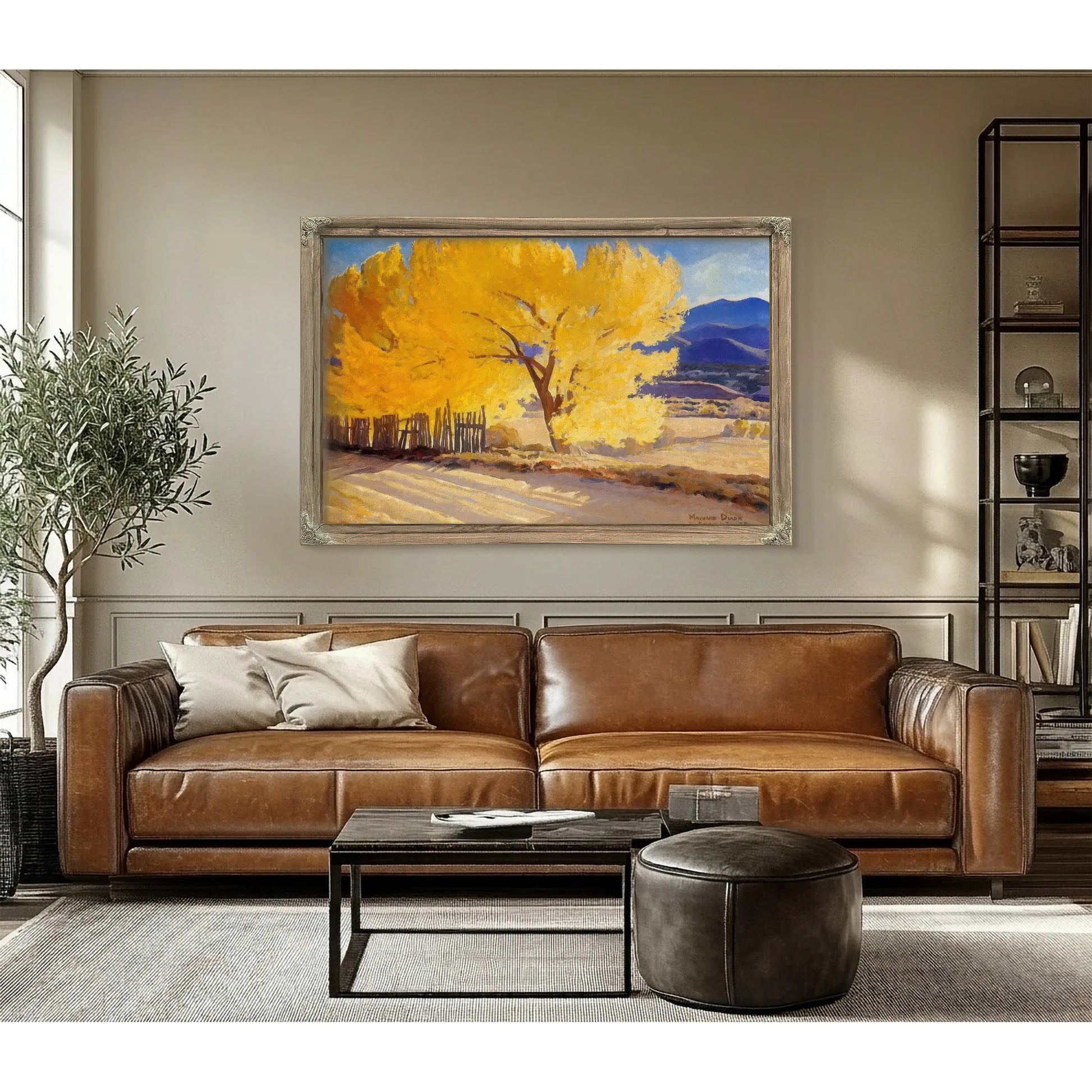 October Gold By Maynard Dixon Fine Art Print