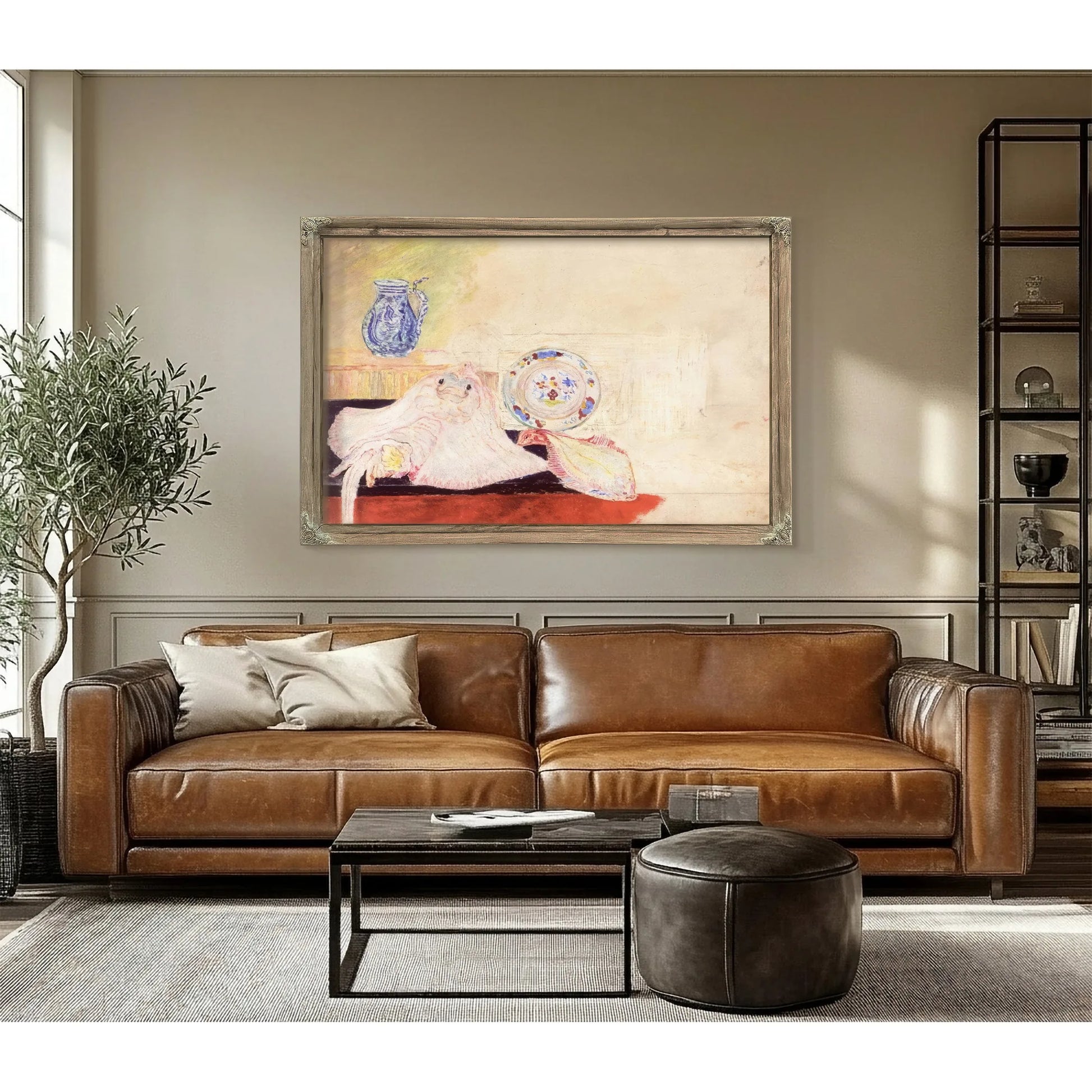 Still Life With Ray By James Ensor Fine Art Print