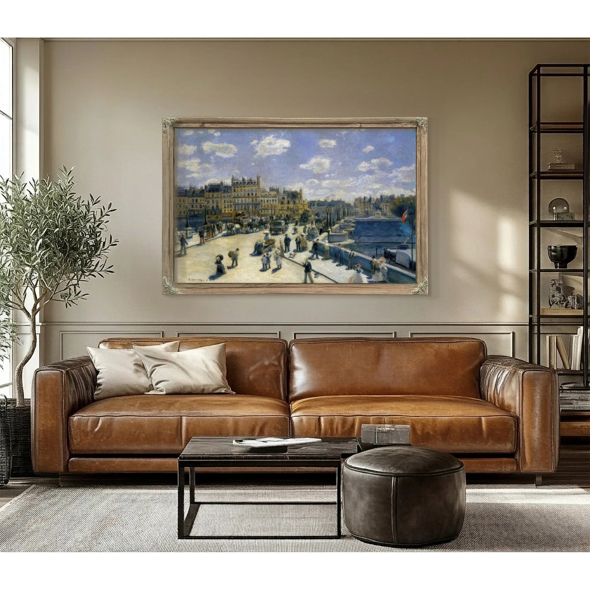 Pont Neuf, Paris By Pierre August Renoir Fine Art Print