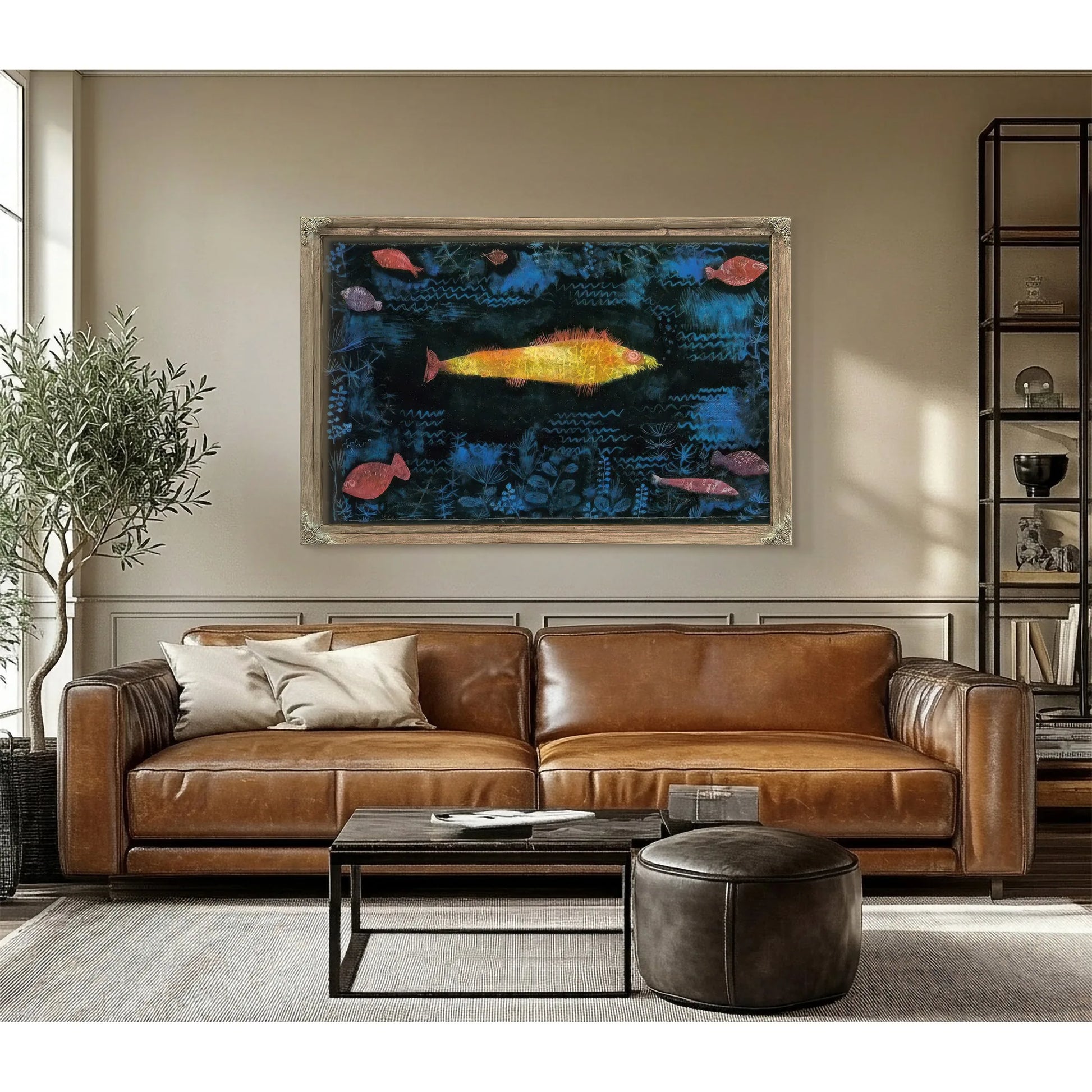 The Goldfish 1925 R 6 ( 86) By Paul Klee Fine Art Print