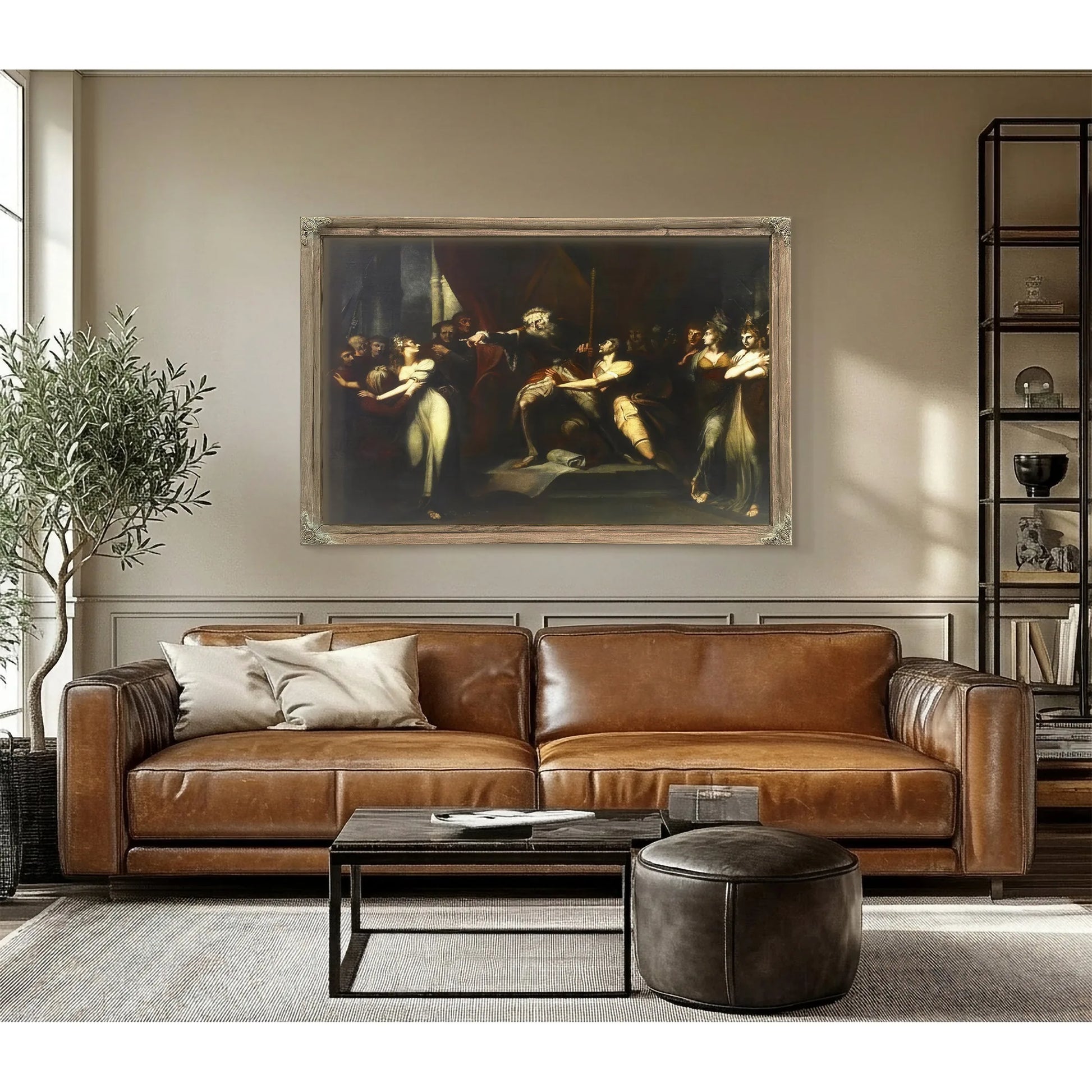 King Lear Banishing Cordelia By Henry Fuseli Fine Art Print