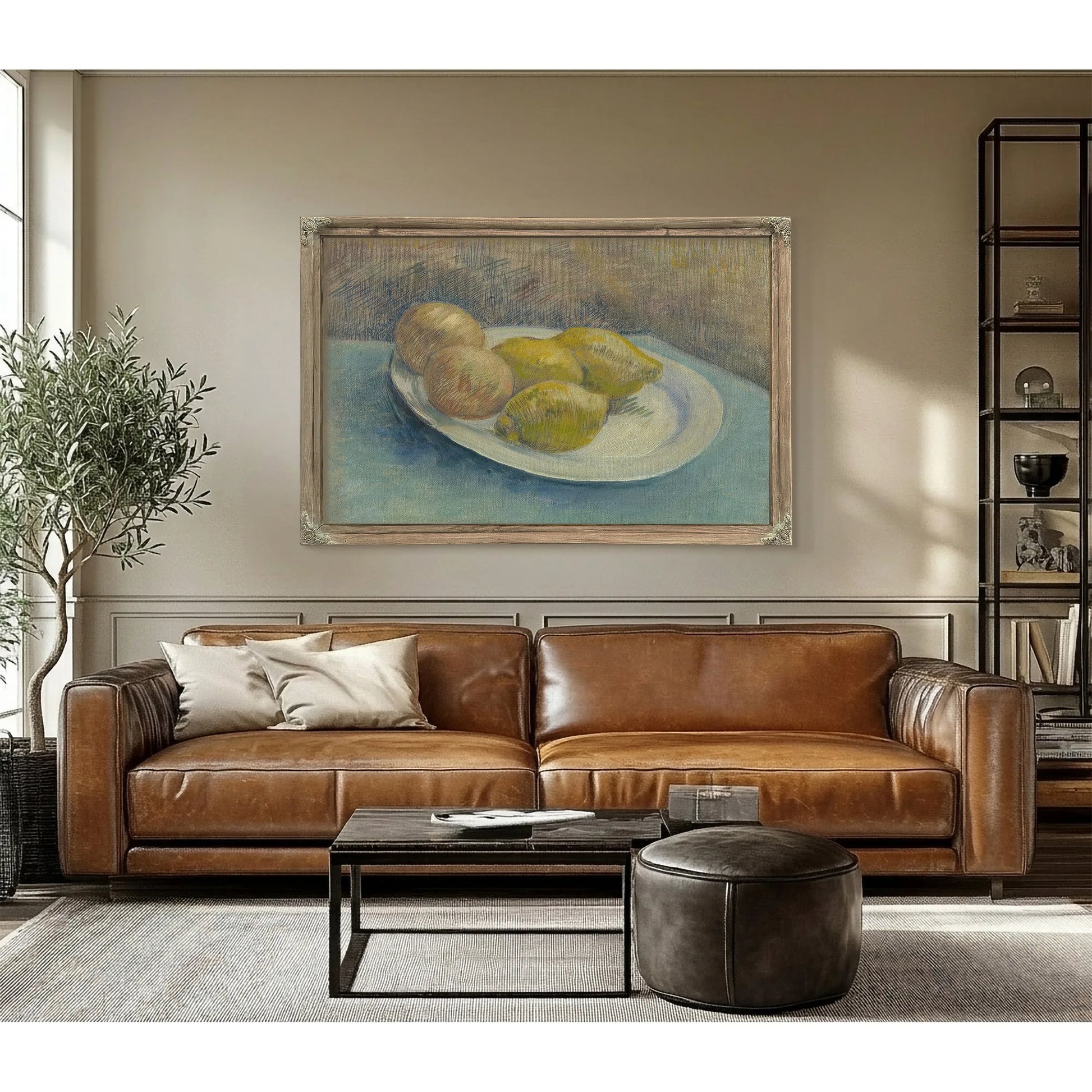 Dish With Citrus Fruit By Vincent Van Gogh Fine Art Print