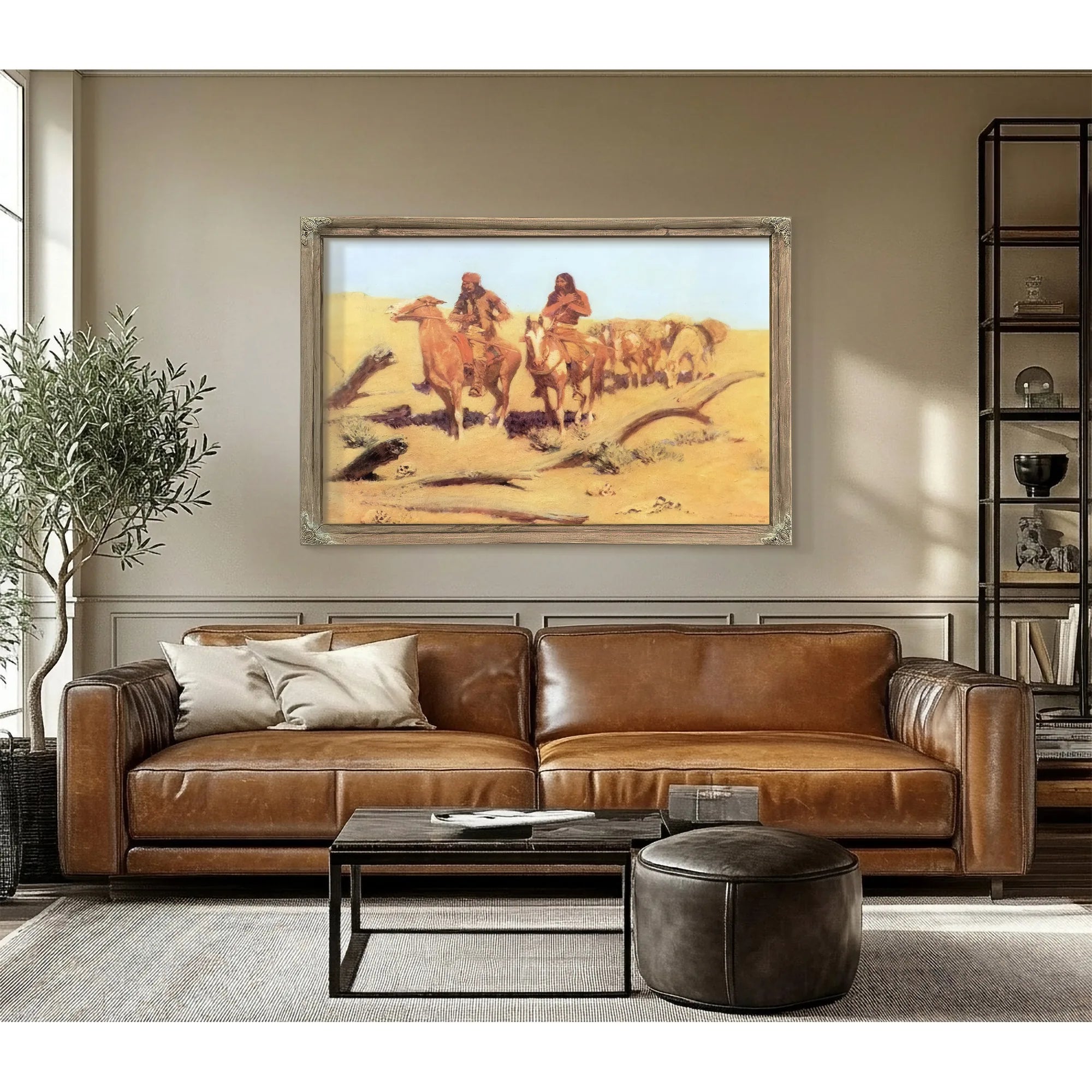 The Dead Men Aka The Discovery By Frederic Remington Fine Art Print