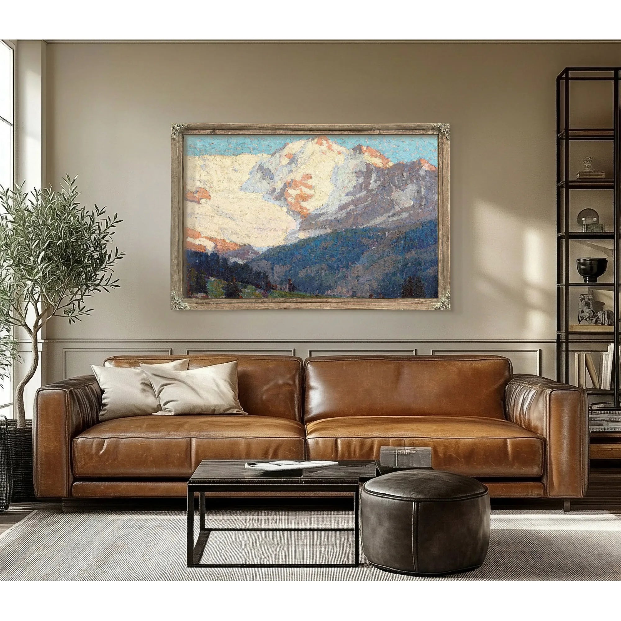 Alpine Glaciers By Edgar Payne Fine Art Print