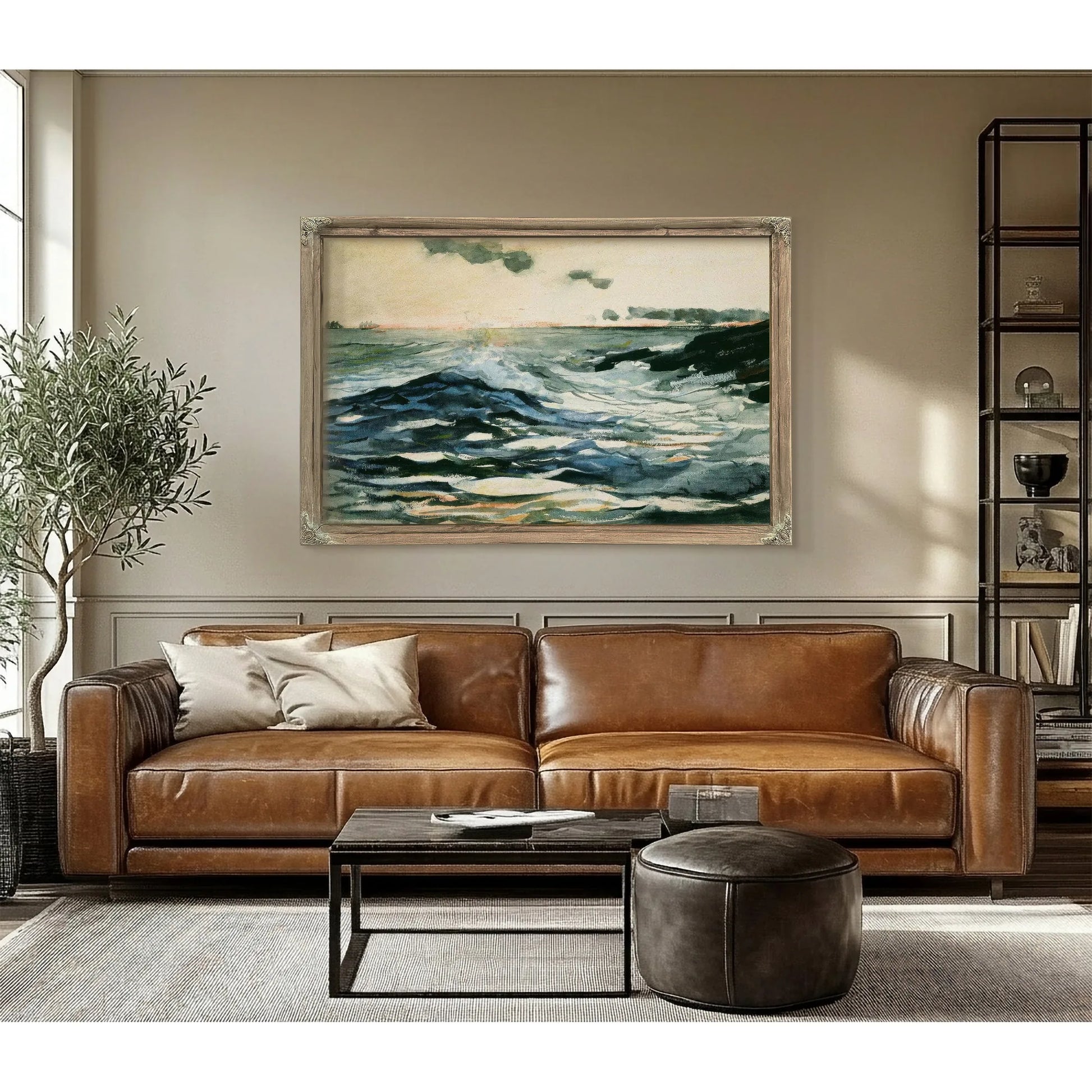 Sunset Prout's Neck By Winslow Homer Fine Art Print