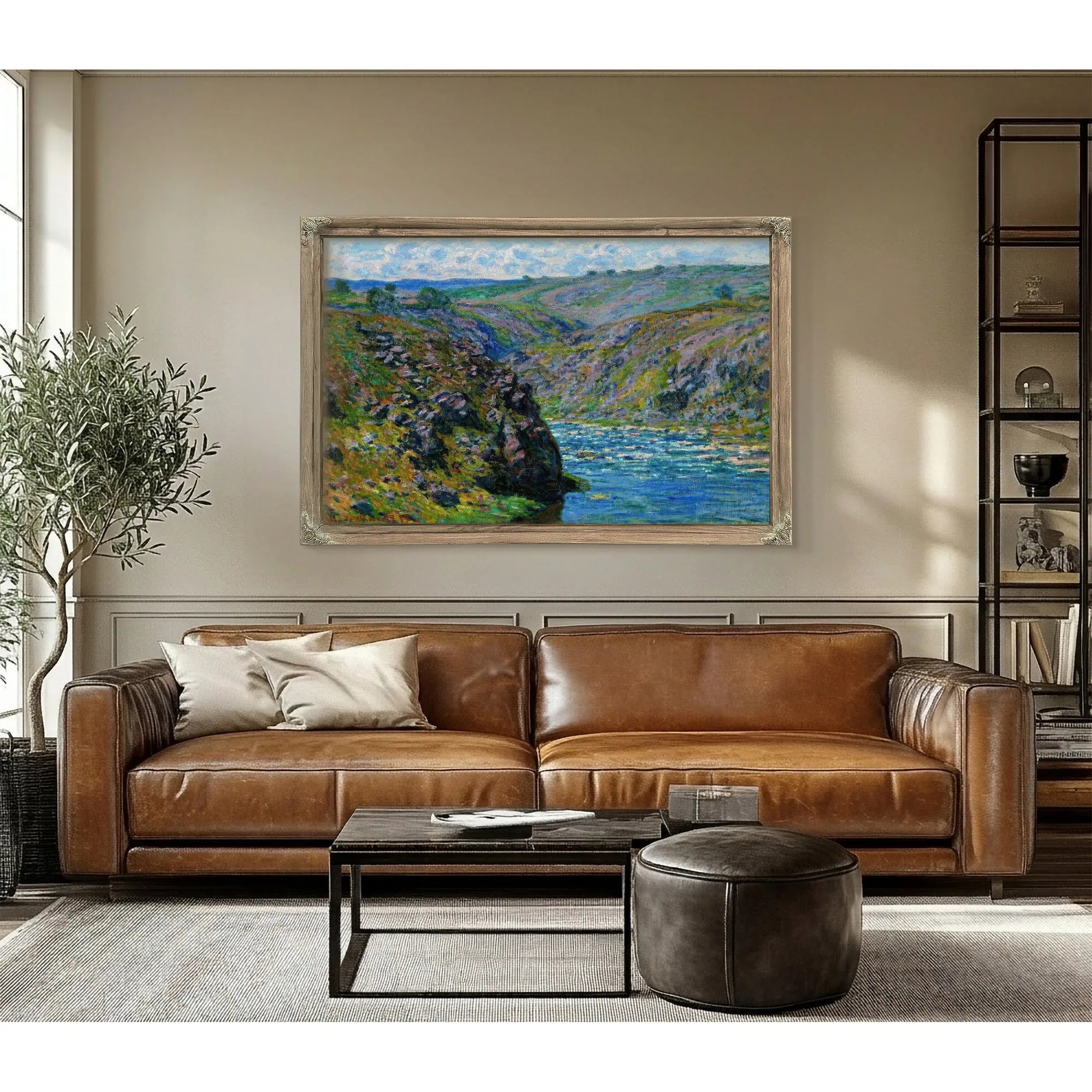 Valley Of The Creuse (Sunlight Effect) By Claude Monet Fine Art Print