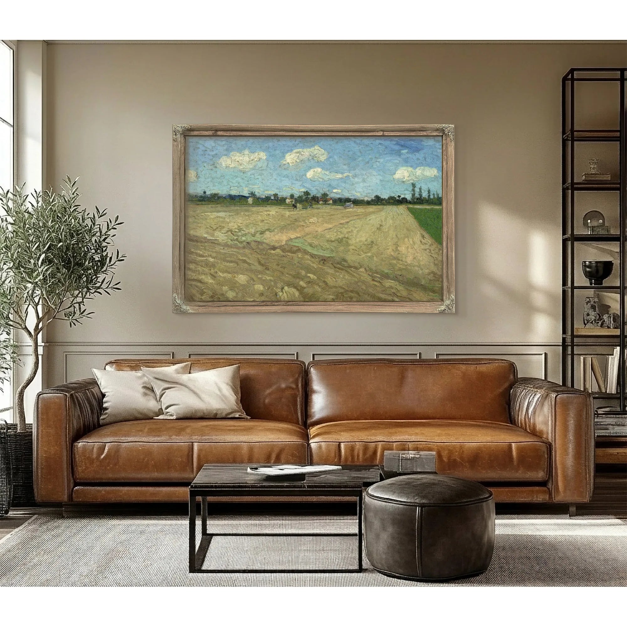 Ploughed Fields ('The Furrows') By Vincent Van Gogh Fine Art Print