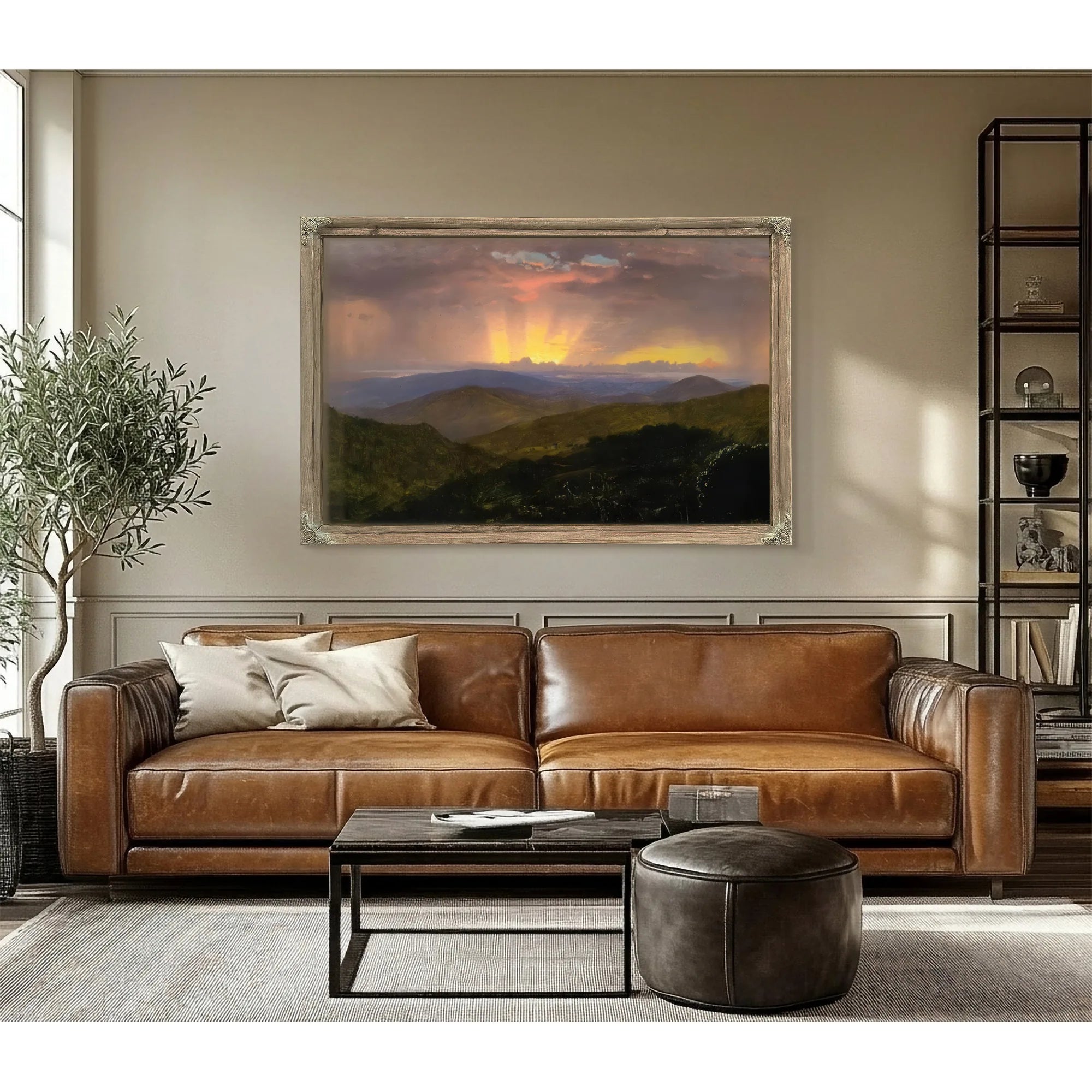 Sunset Jamaica By Frederic Edwin Church Fine Art Print