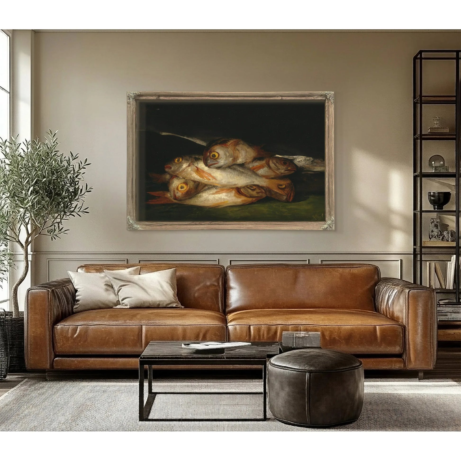 Still Life With Golden Bream By Francisco De Goya Fine Art Print