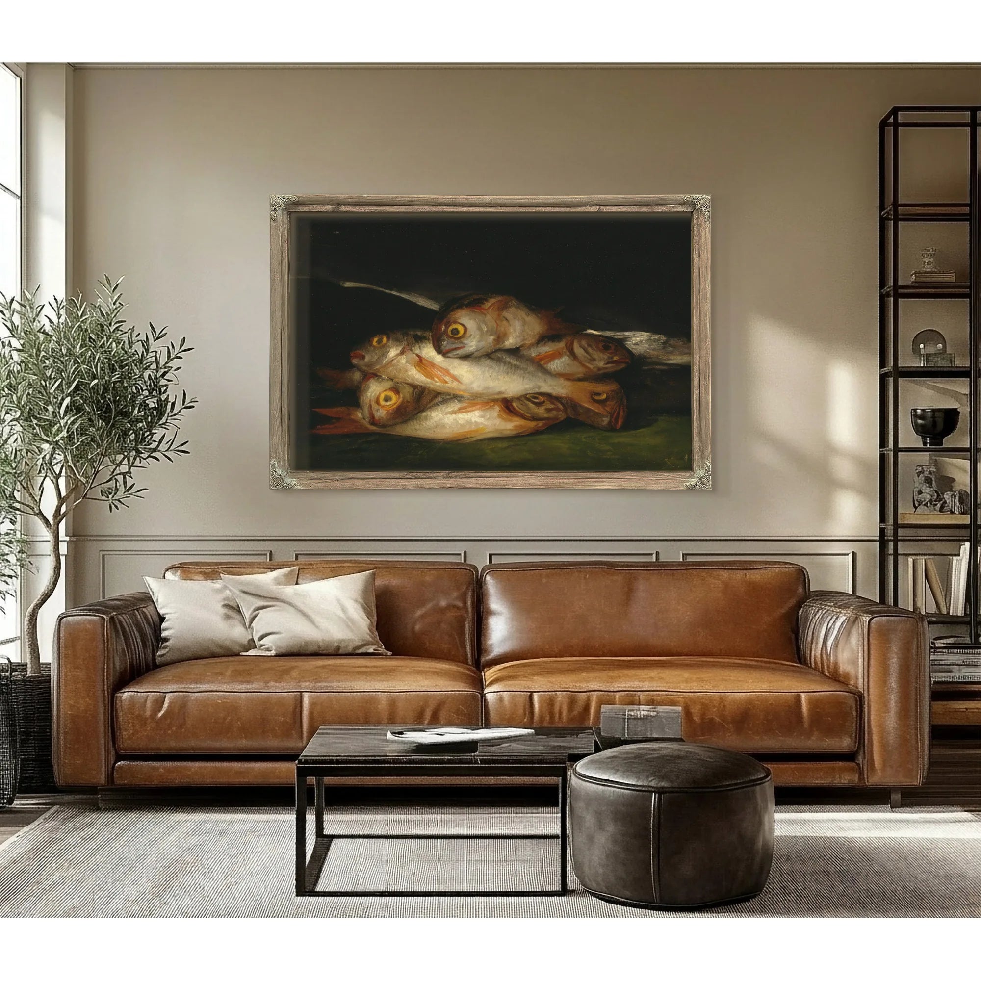Still Life With Golden Bream By Francisco De Goya Fine Art Print