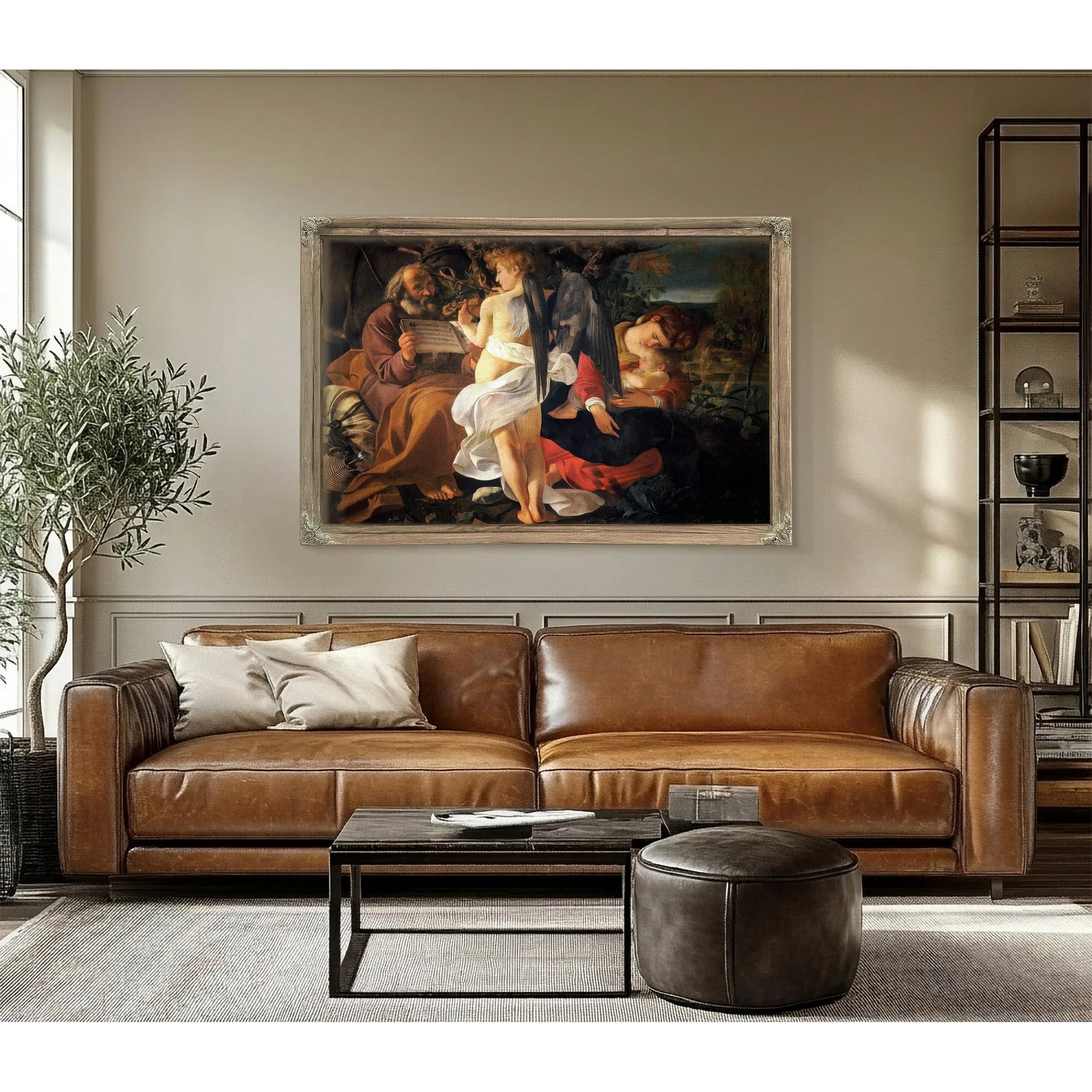 Rest On The Flight To Egypt By Caravaggio Fine Art Print