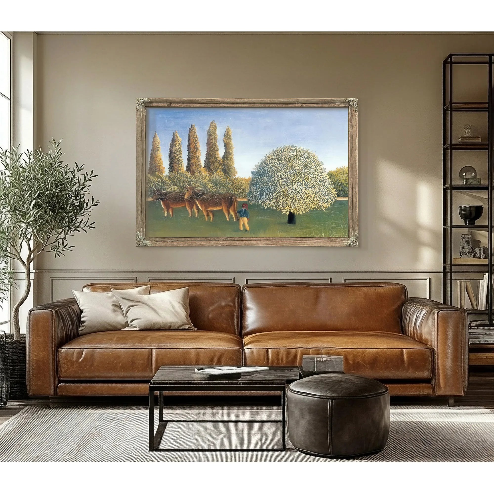 The Pasture 1910 By Henri Rousseau Fine Art Print