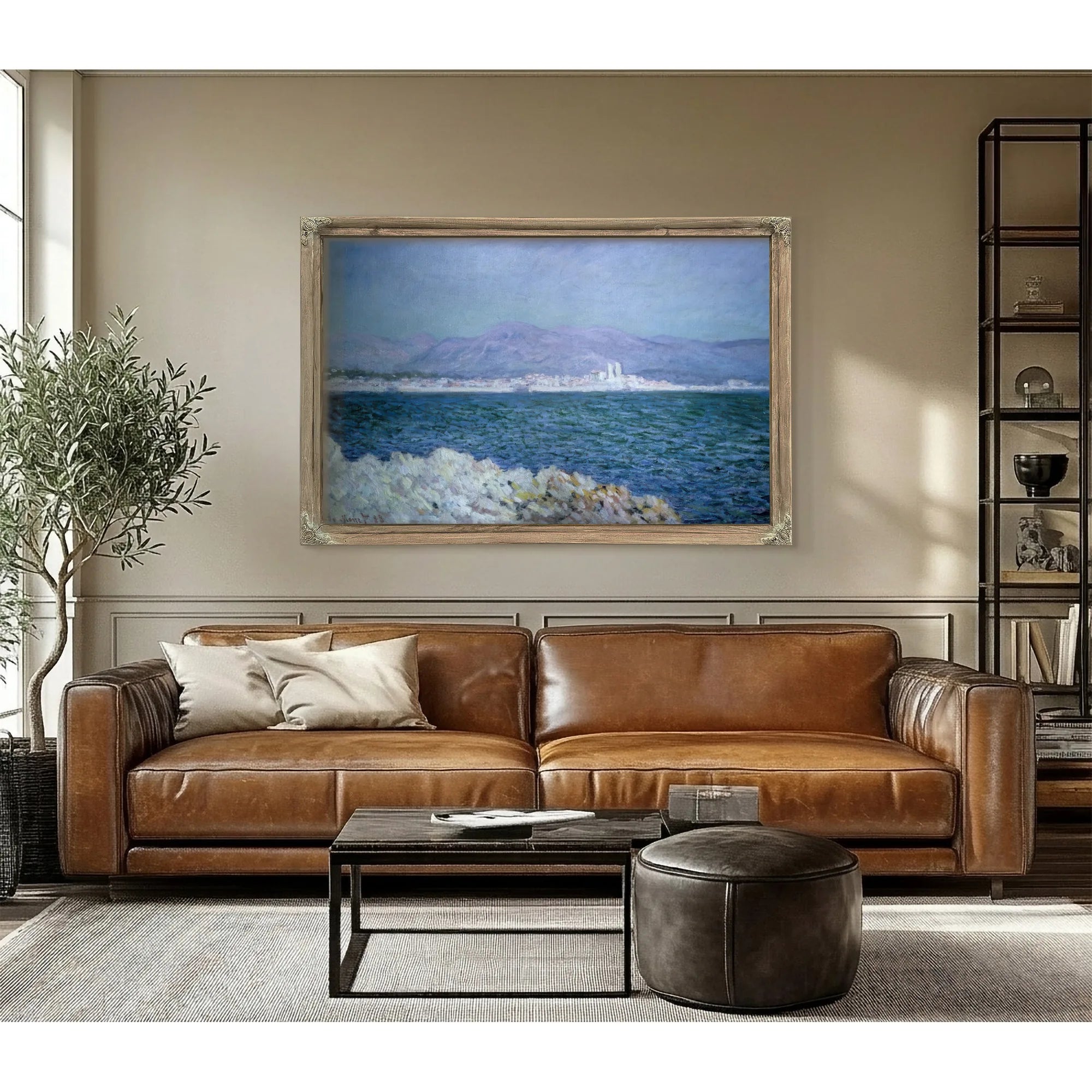 Gulf Of Antibes By Claude Monet Fine Art Print