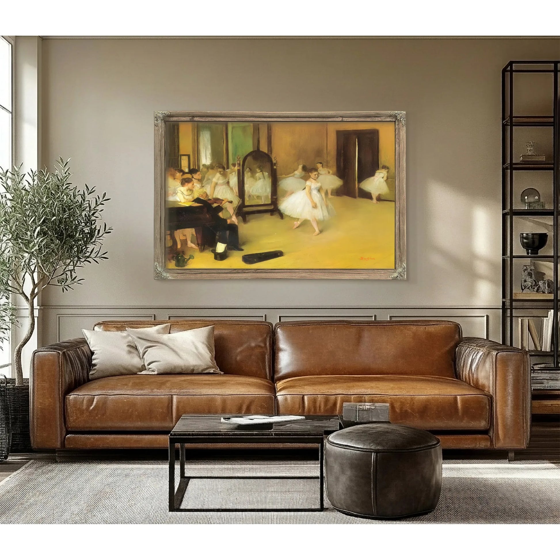Dance Class By Edgar Degas Fine Art Print